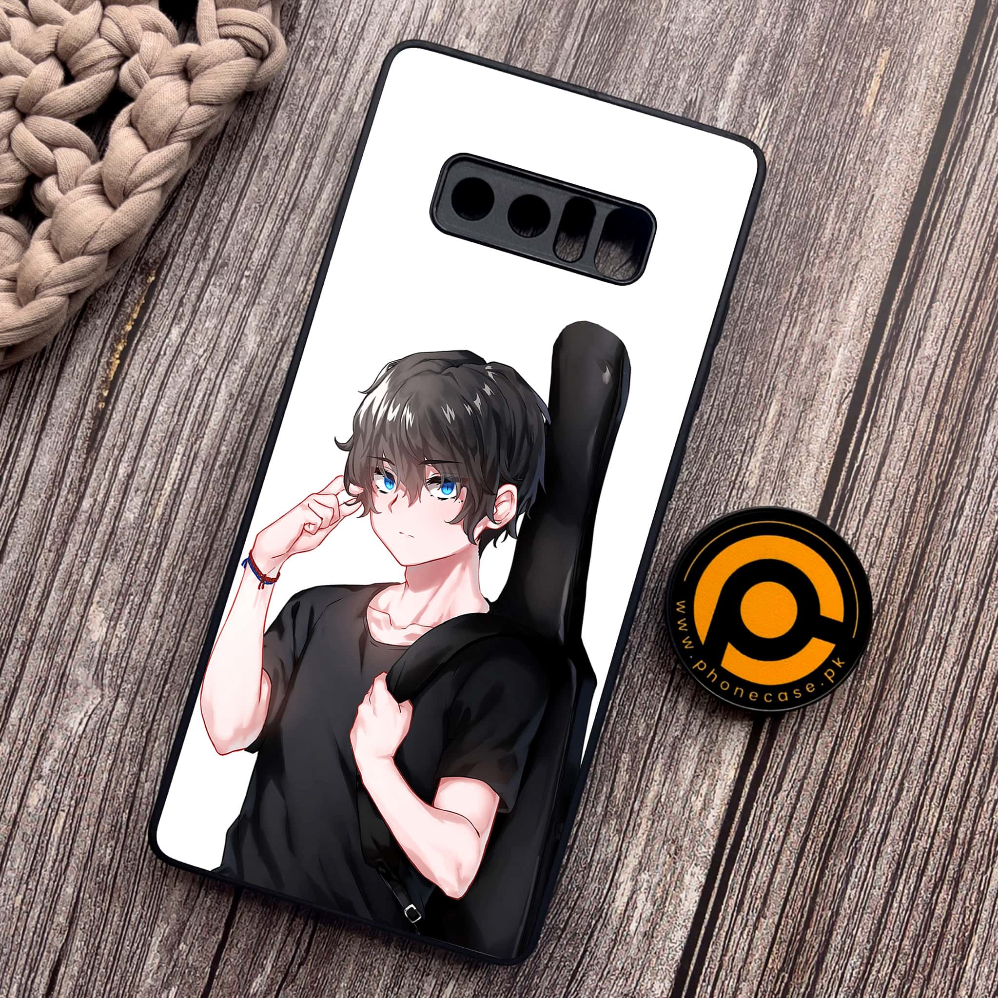Samsung Galaxy Note 8 - Anime Series - Premium Metal Printed soft Bumper shock Proof Case