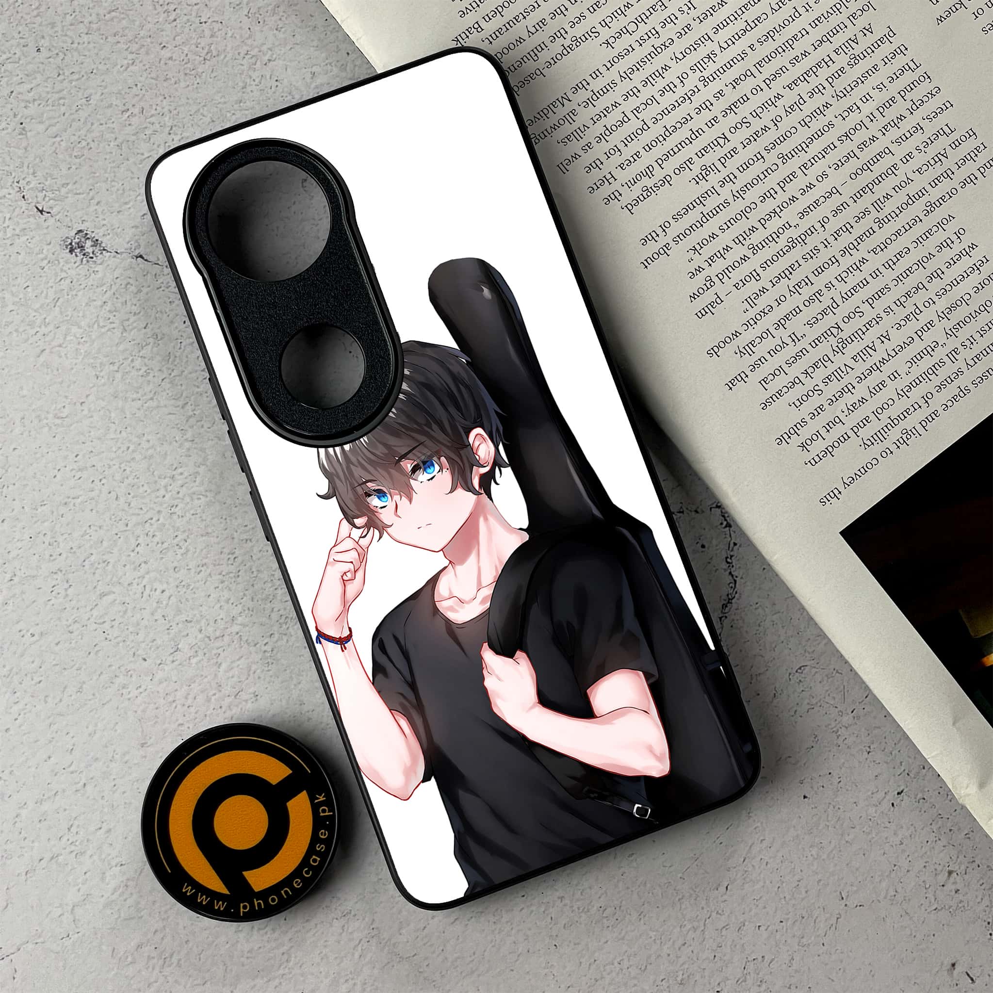 Vivo V50 - Anime Series - Premium Metal Printed Soft Bumper Shockproof Case