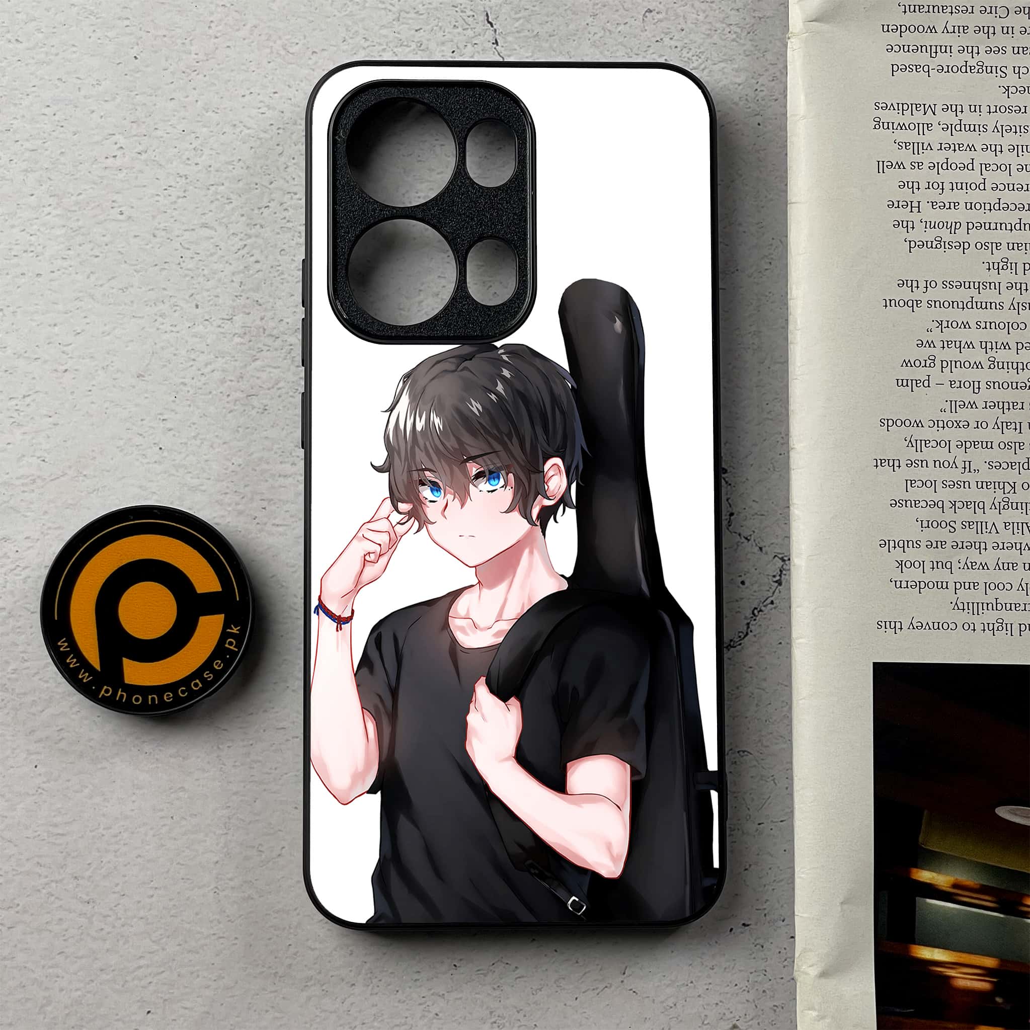 Oppo Reno 13 Pro - Anime Series - Premium Metal Printed Soft Bumper Shockproof Case