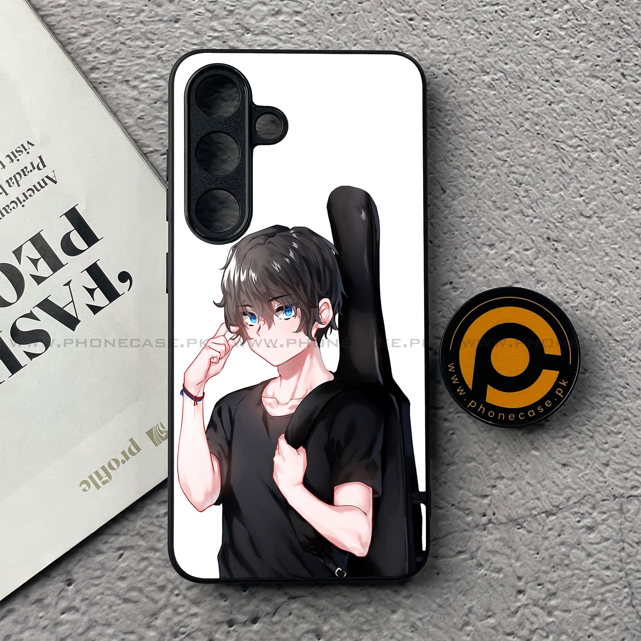 Samsung Galaxy S25 FE - Anime Series - Premium Metal Printed soft Bumper shock Proof Case