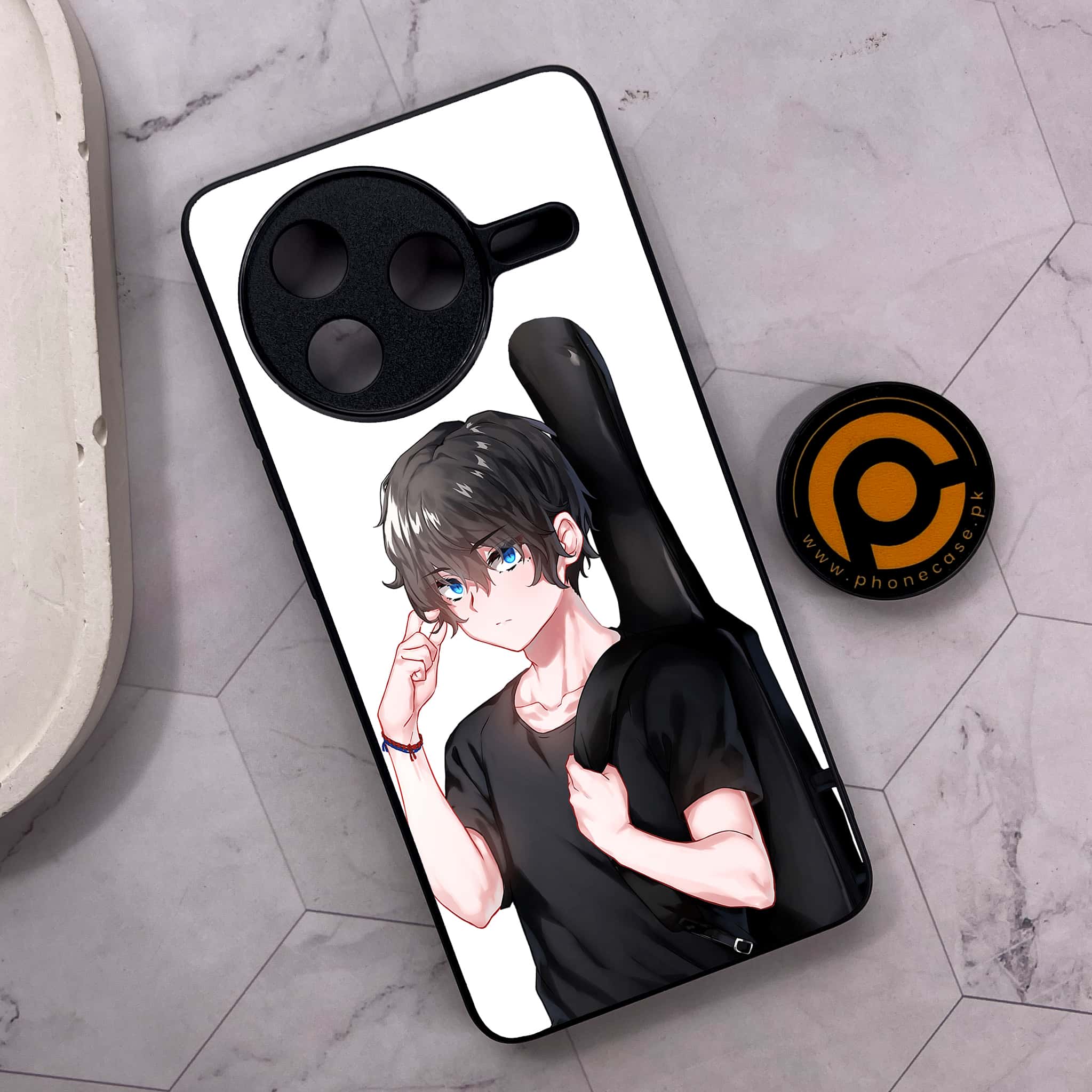 Xiaomi Poco F7 Pro 5G - Anime Series - Premium Metal Printed soft Bumper shock Proof Case