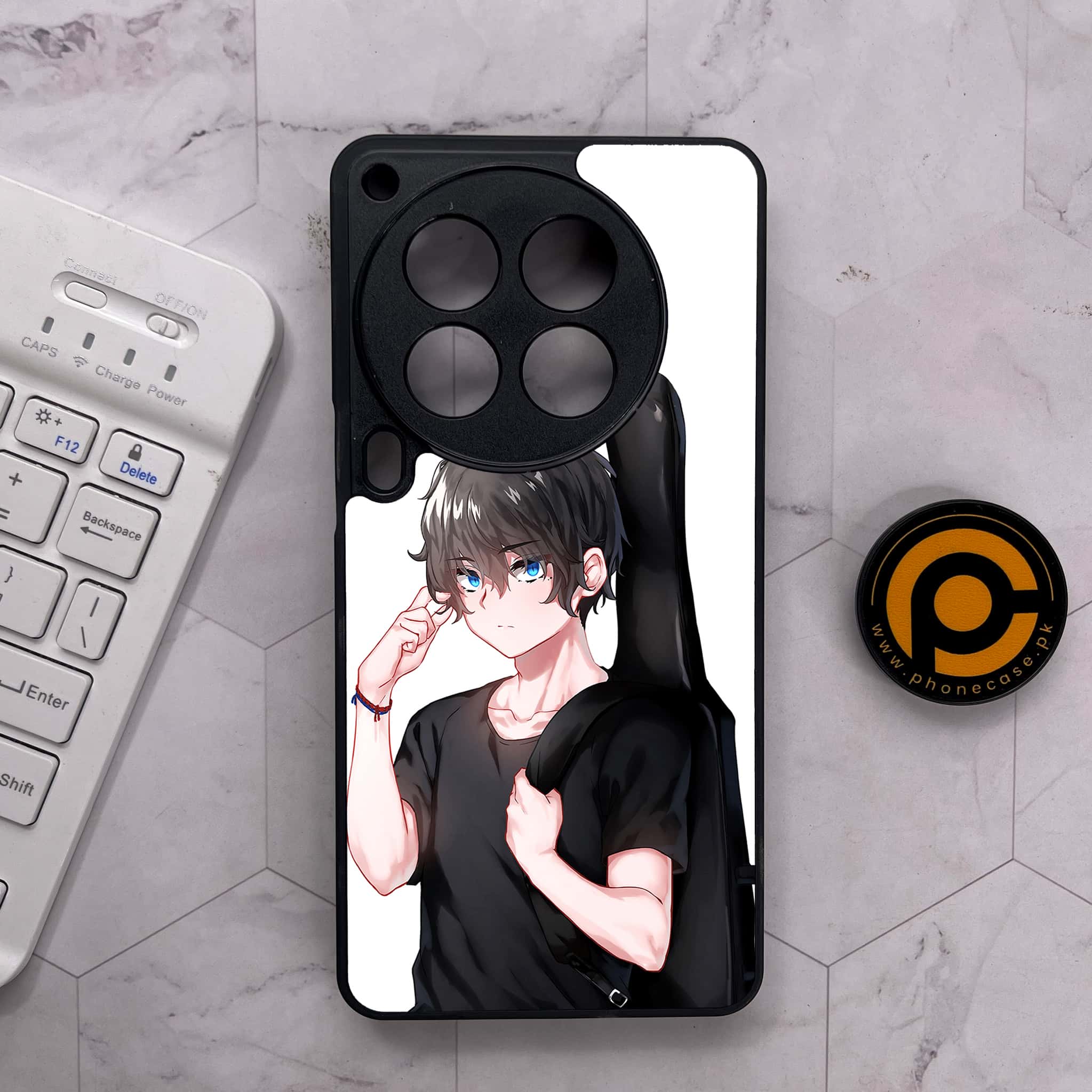 Tecno Camon 30 Premier - Anime Series - Premium Metal Printed soft Bumper shock Proof Case