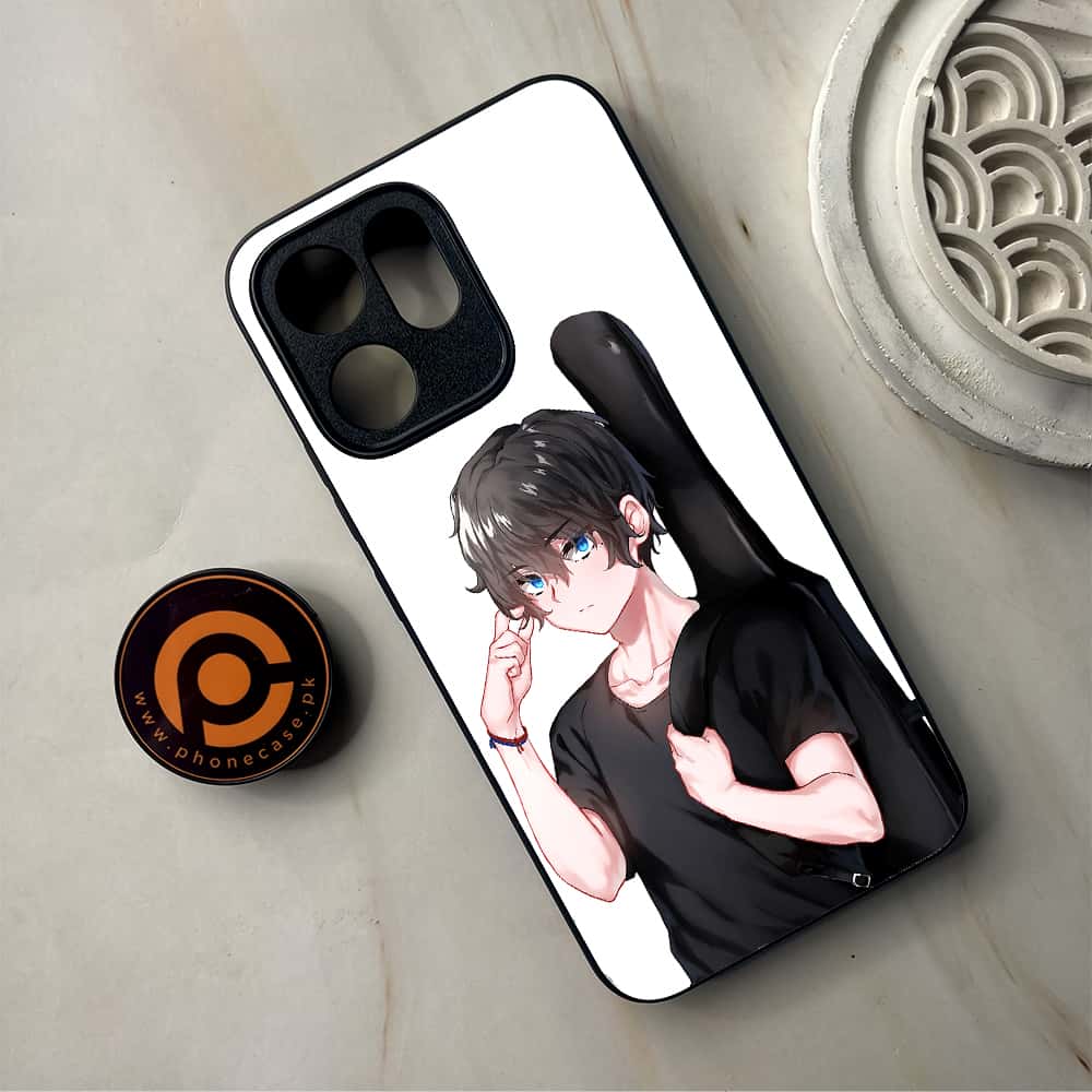 Oppo Reno 14F - Anime Series - Premium Metal Printed Soft Bumper Shockproof Case