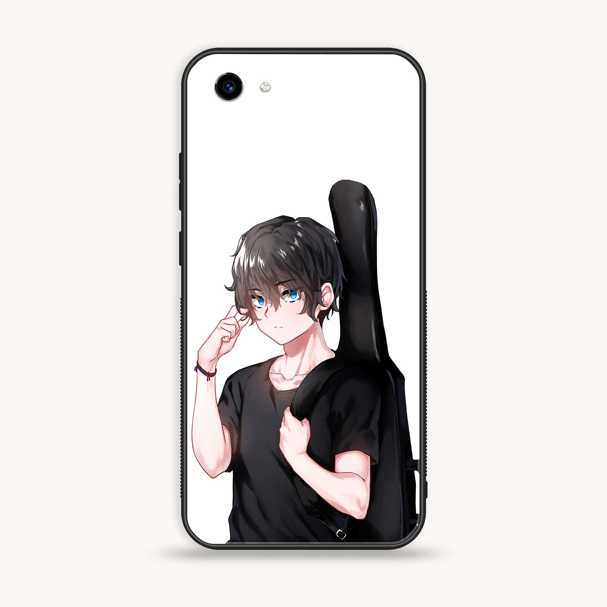 Vivo Y83 - Anime Series - Premium Printed Glass soft Bumper shock Proof Case