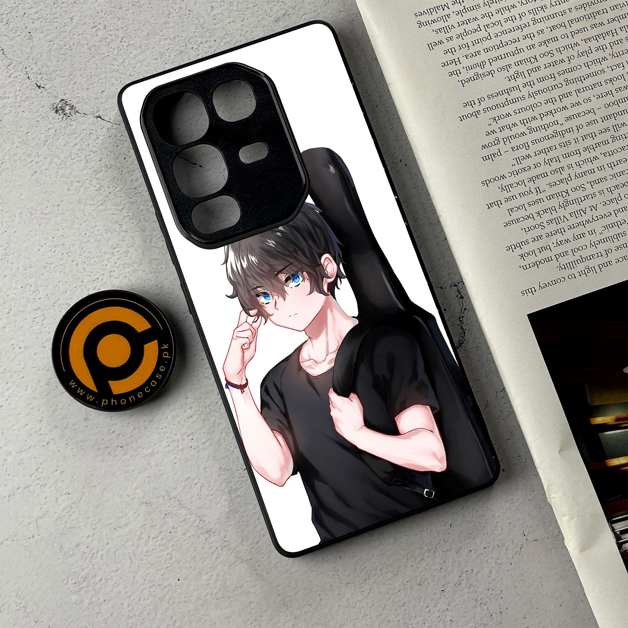Infinix Note 50 Pro - Anime Series - Premium Metal Printed Soft Bumper Shockproof Case