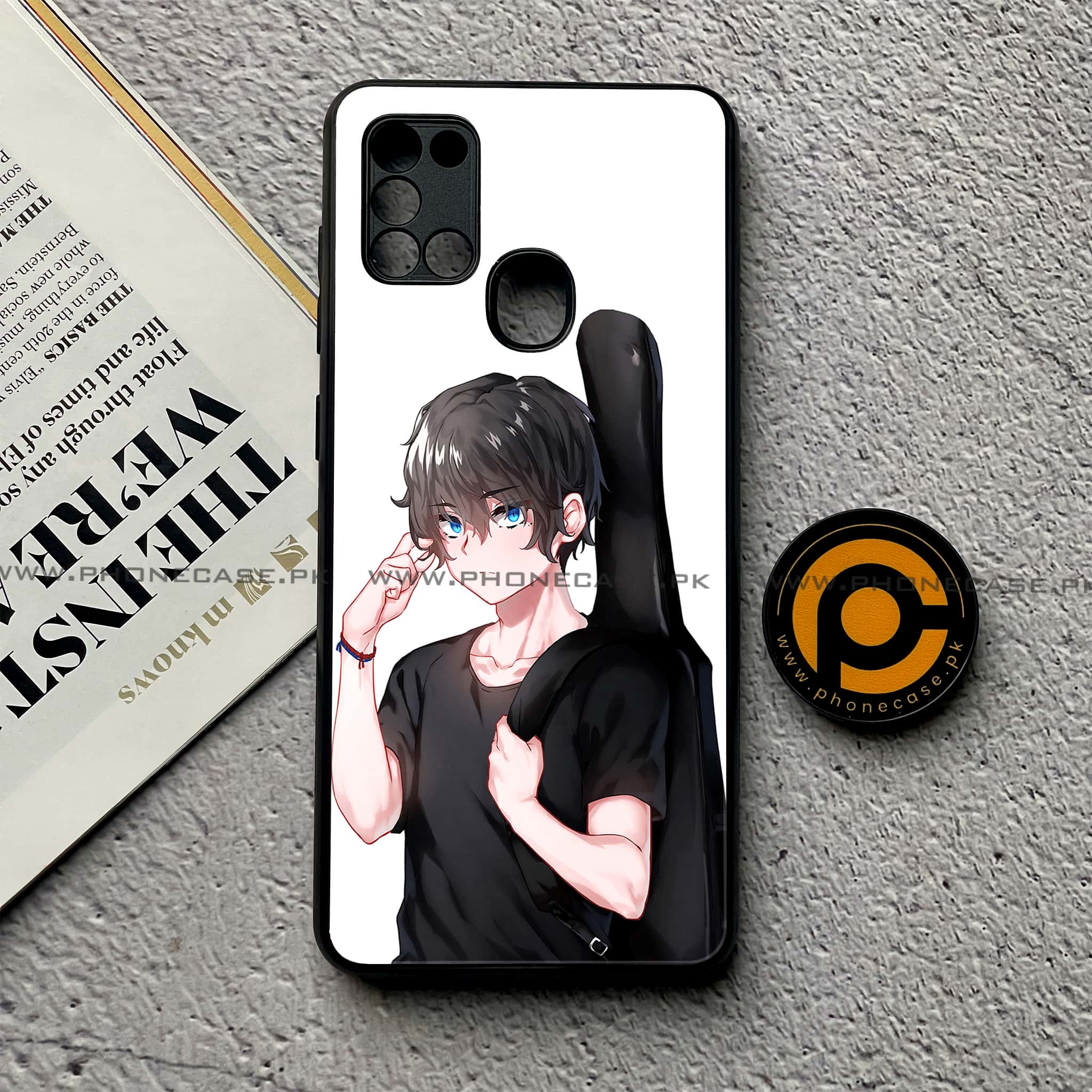 Samsung Galaxy A21s - Anime Series - Premium Printed Glass soft Bumper shock Proof Case