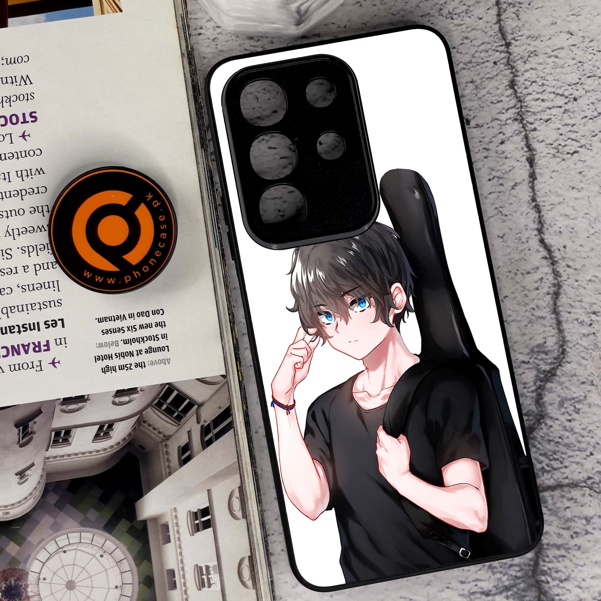 Vivo Y29 4G - Anime Series - Premium Metal Printed soft Bumper Shock Proof Case