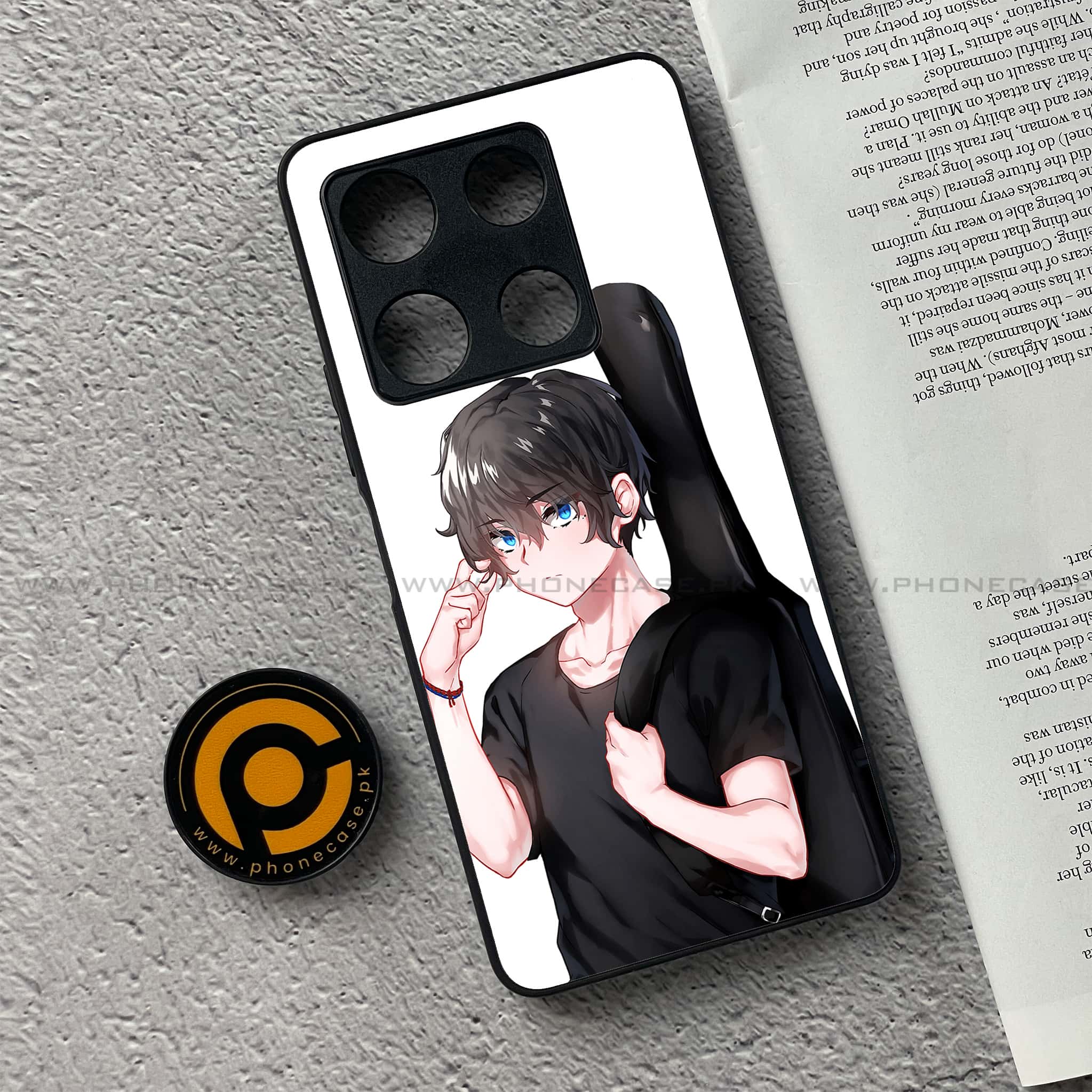 Infinix Note 30 Pro - Anime Series - Premium Metal Printed soft Bumper shock Proof Case