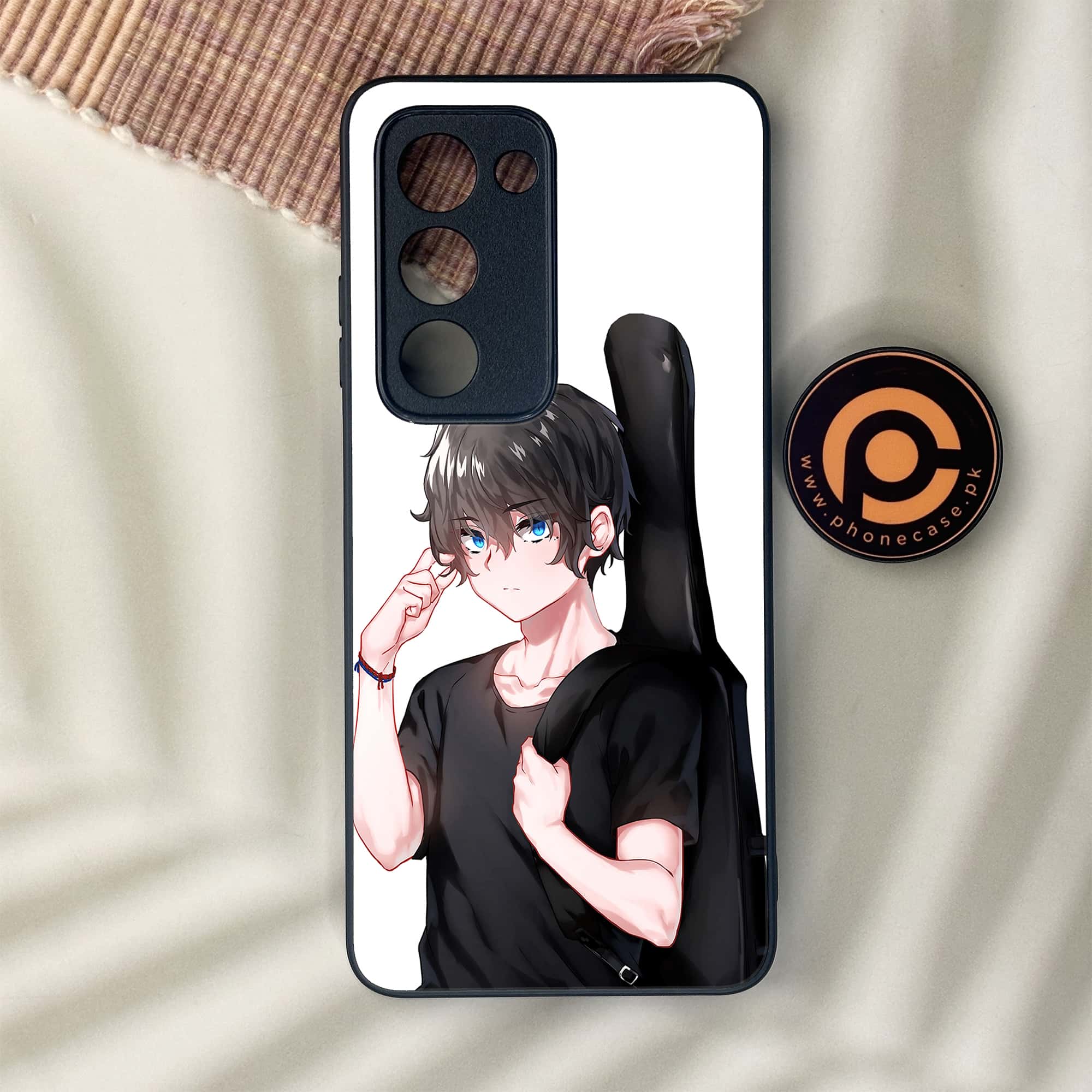 Oppo A5 2025 - Anime Series - Premium Metal Printed soft Bumper shock Proof Case