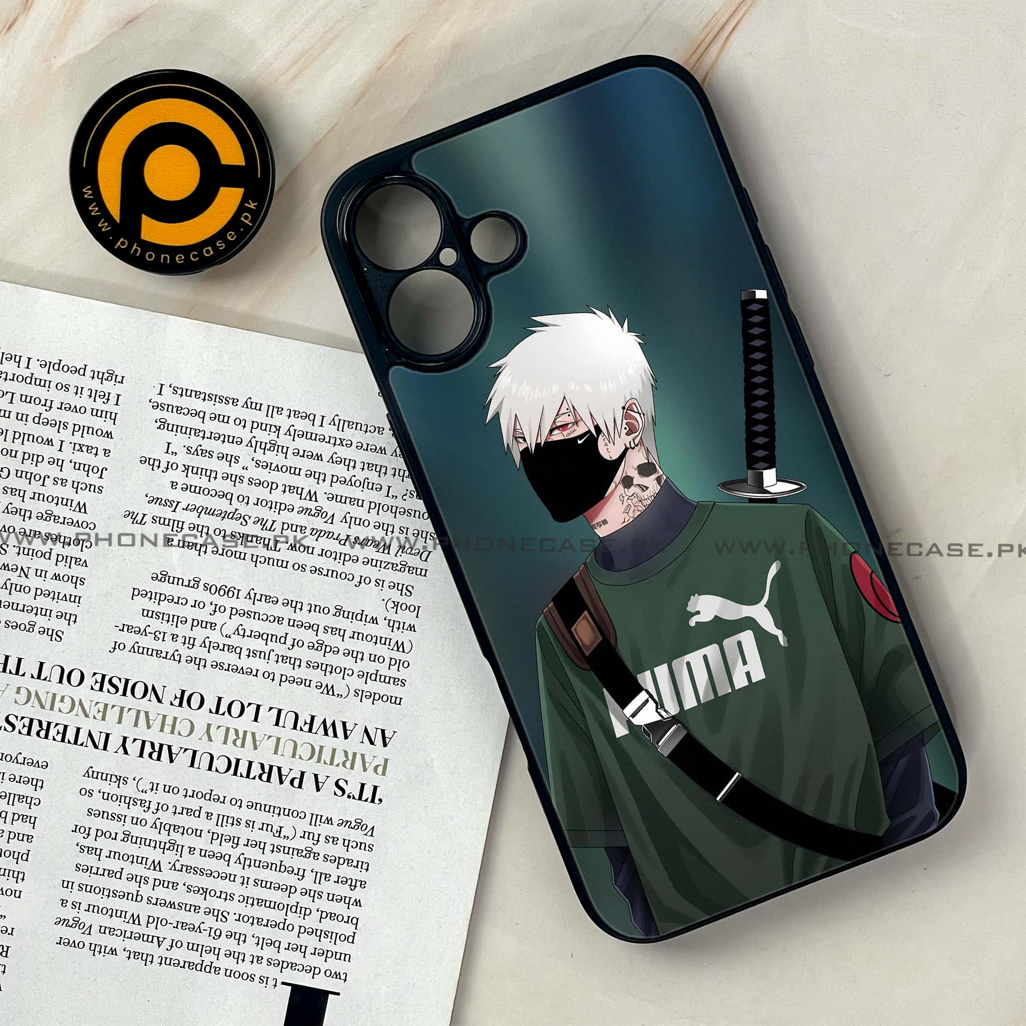 iPhone 16 Plus - Anime Series - Premium Printed Glass soft Bumper shock Proof Case