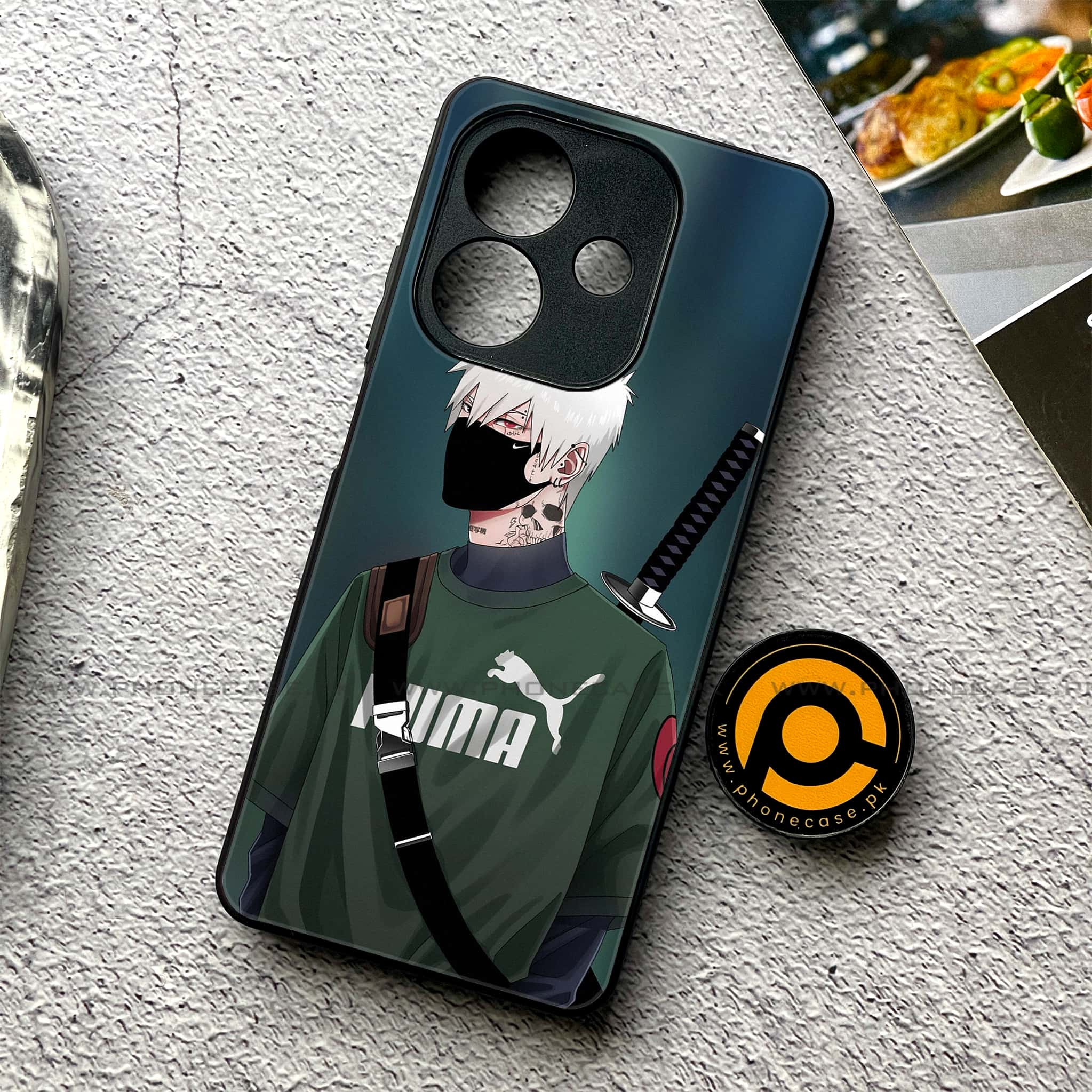 Oppo A5i - Anime Series - Premium Metal Printed soft Bumper shock Proof Case