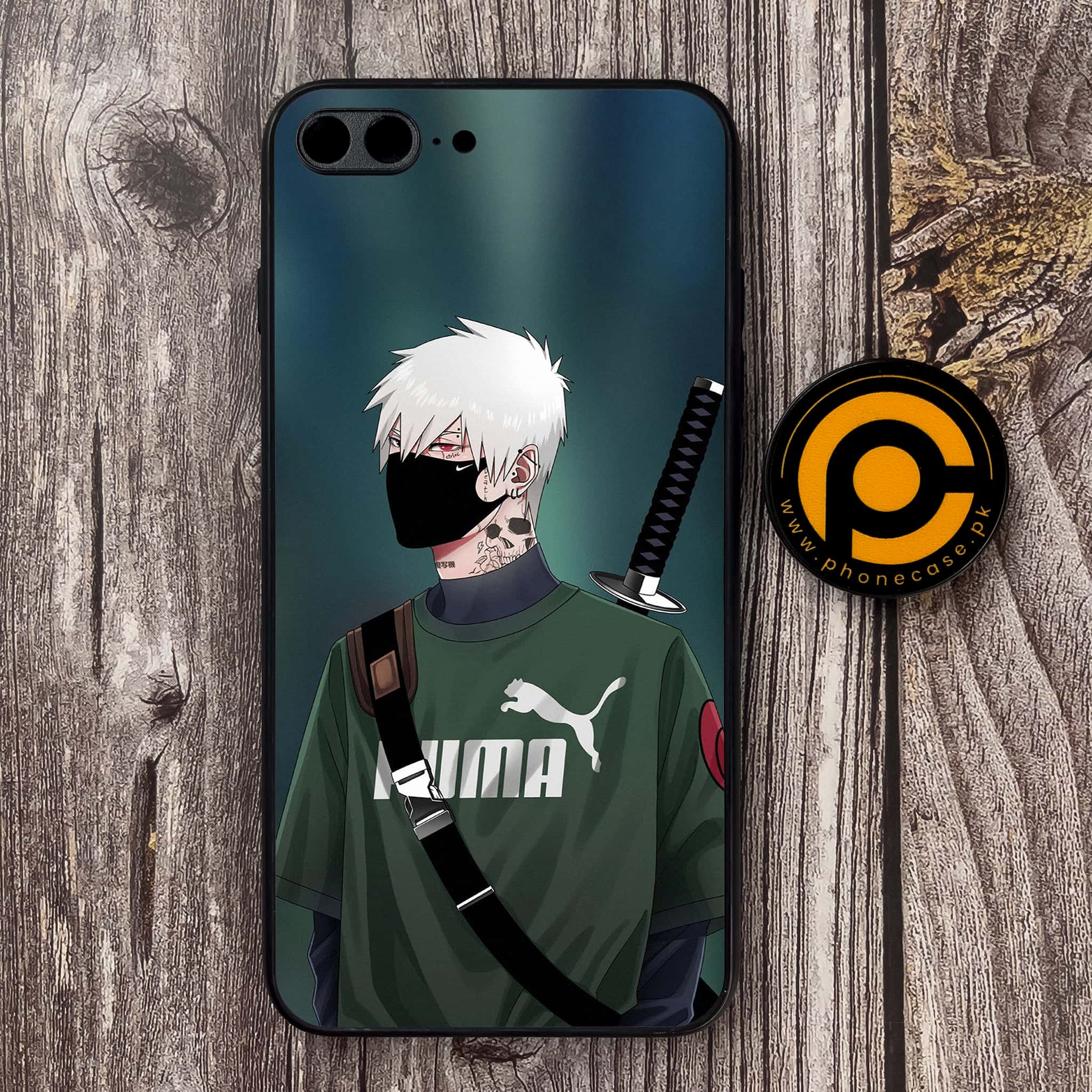 iPhone 7 Plus/ 8 Plus - Anime Series - Premium Metal Printed soft Bumper shock Proof Case
