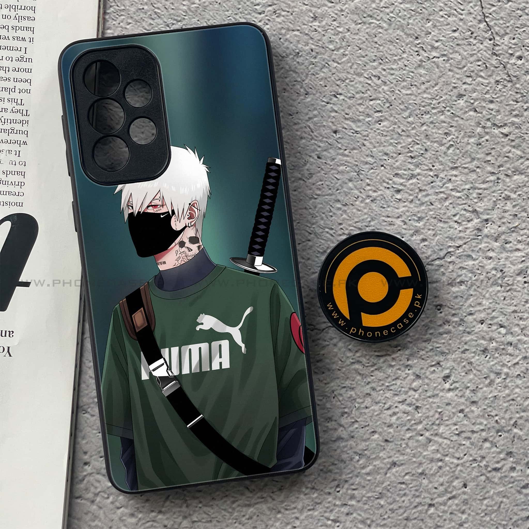 Samsung Galaxy A33- Anime Series - Premium Printed Glass soft Bumper shock Proof Case