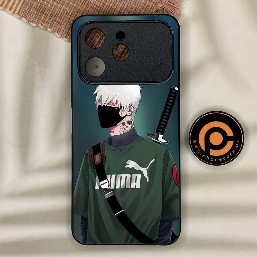 Tecno Spark 40 - Anime Series - Premium Metal Printed soft Bumper shock Proof Case