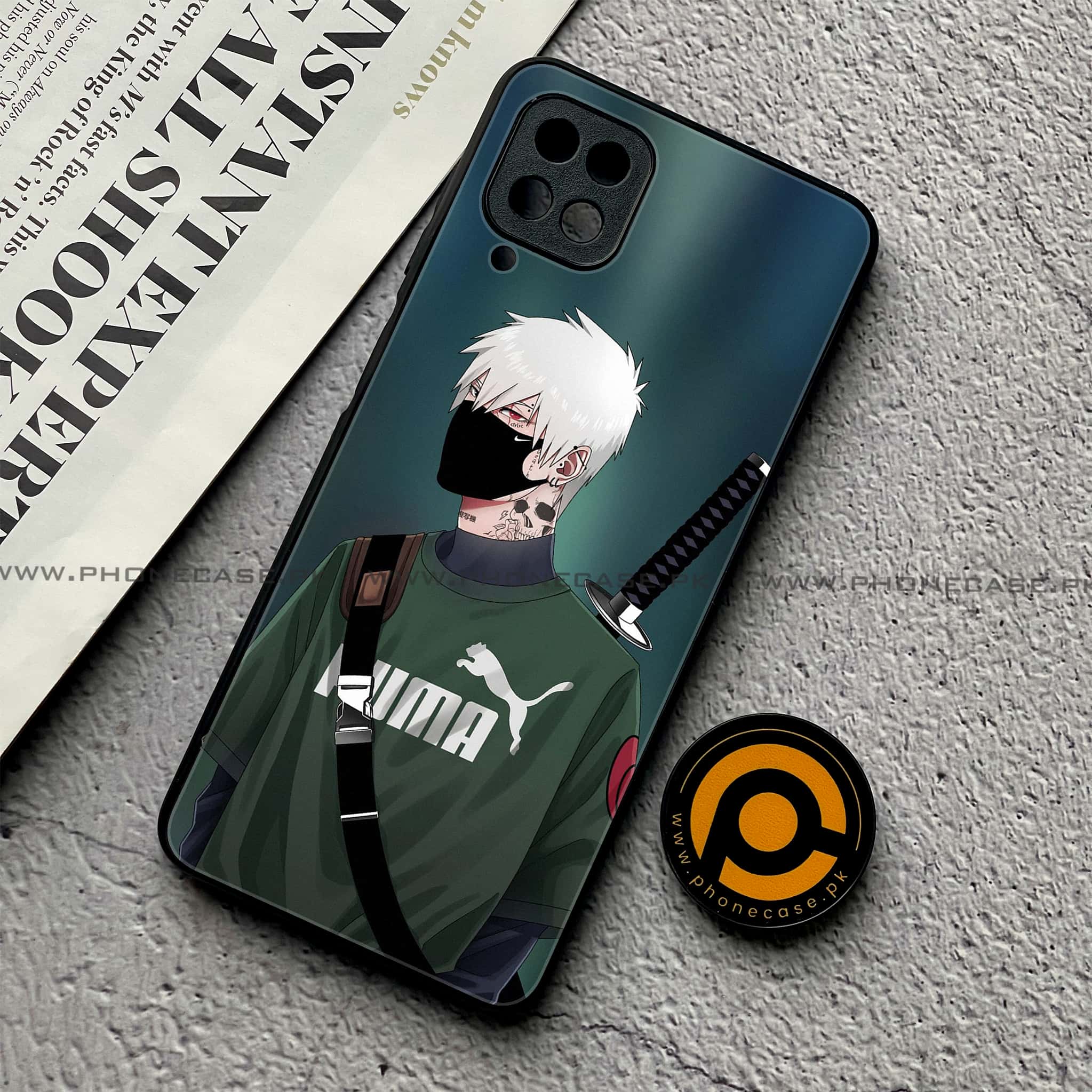 Samsung Galaxy A12 / A12 Nacho - Anime Series - Premium Printed Glass soft Bumper shock Proof Case