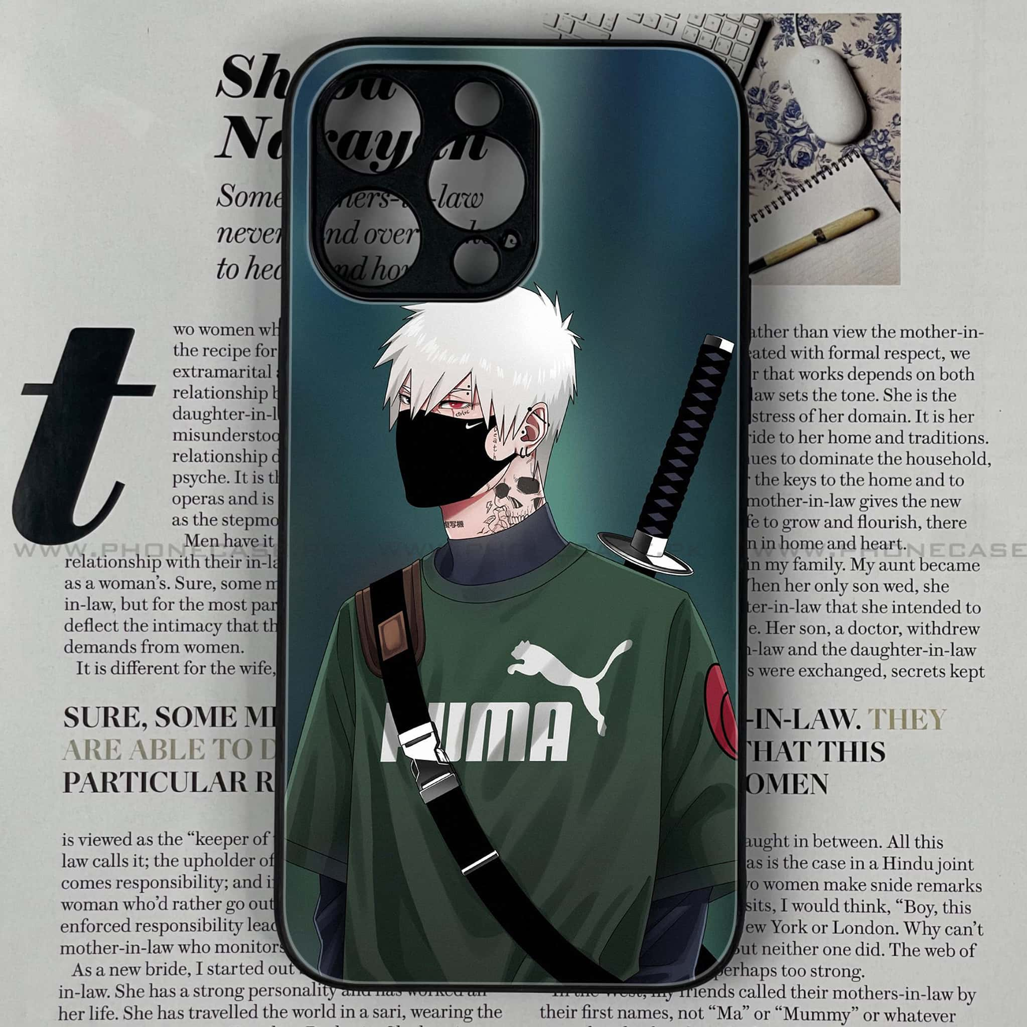 iPhone 15 Pro Max - Anime Series - Premium Printed Glass soft Bumper shock Proof Case