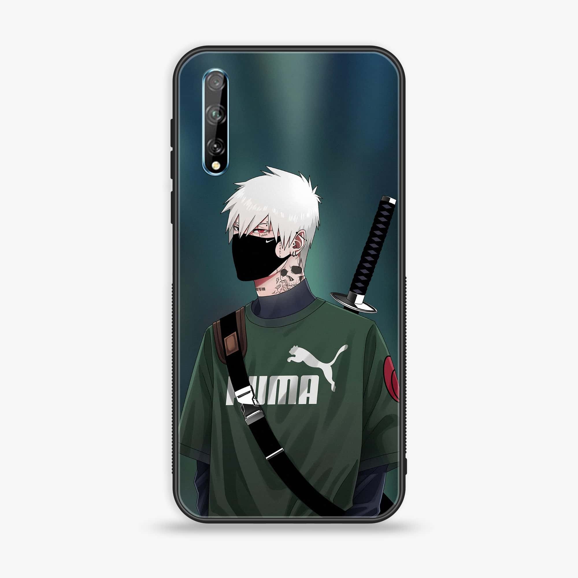 Huawei Y8p - Anime Series - Premium Printed Glass soft Bumper shock Proof Case