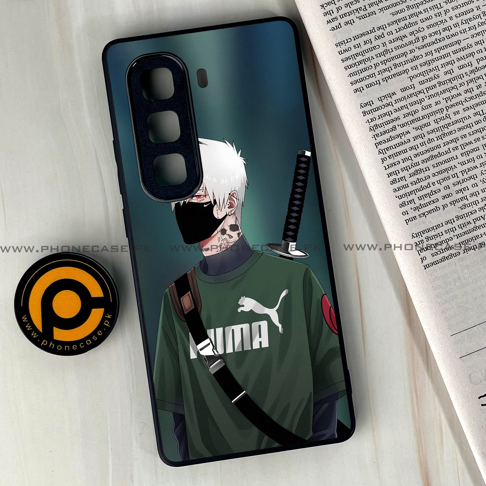 Infinix Hot 60 Pro Plus - Anime Series - Premium Metal Printed soft Bumper shock Proof Case