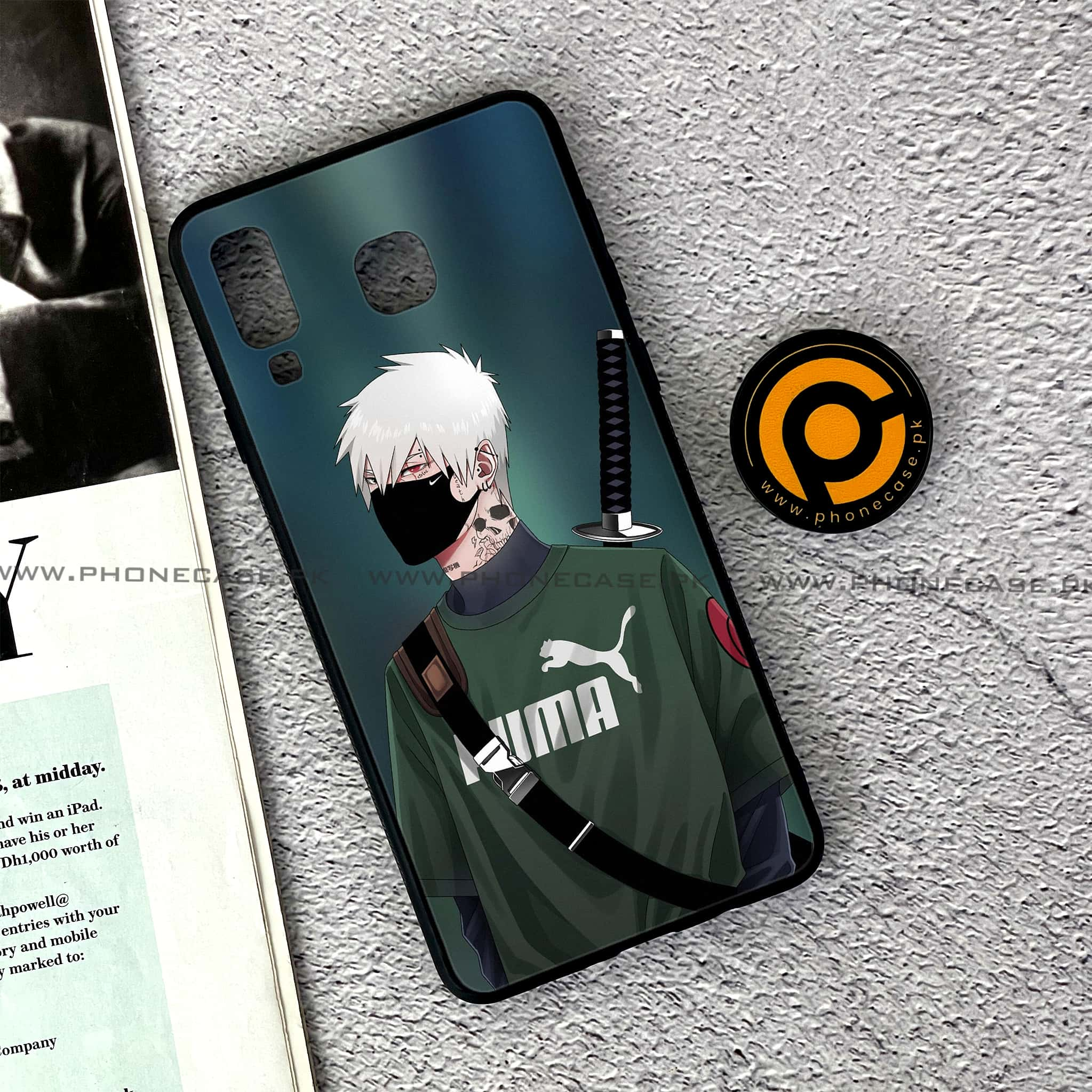 Samsung Galaxy A8 Star(A9 Star) - Anime Series - Premium Printed Glass soft Bumper shock Proof Case