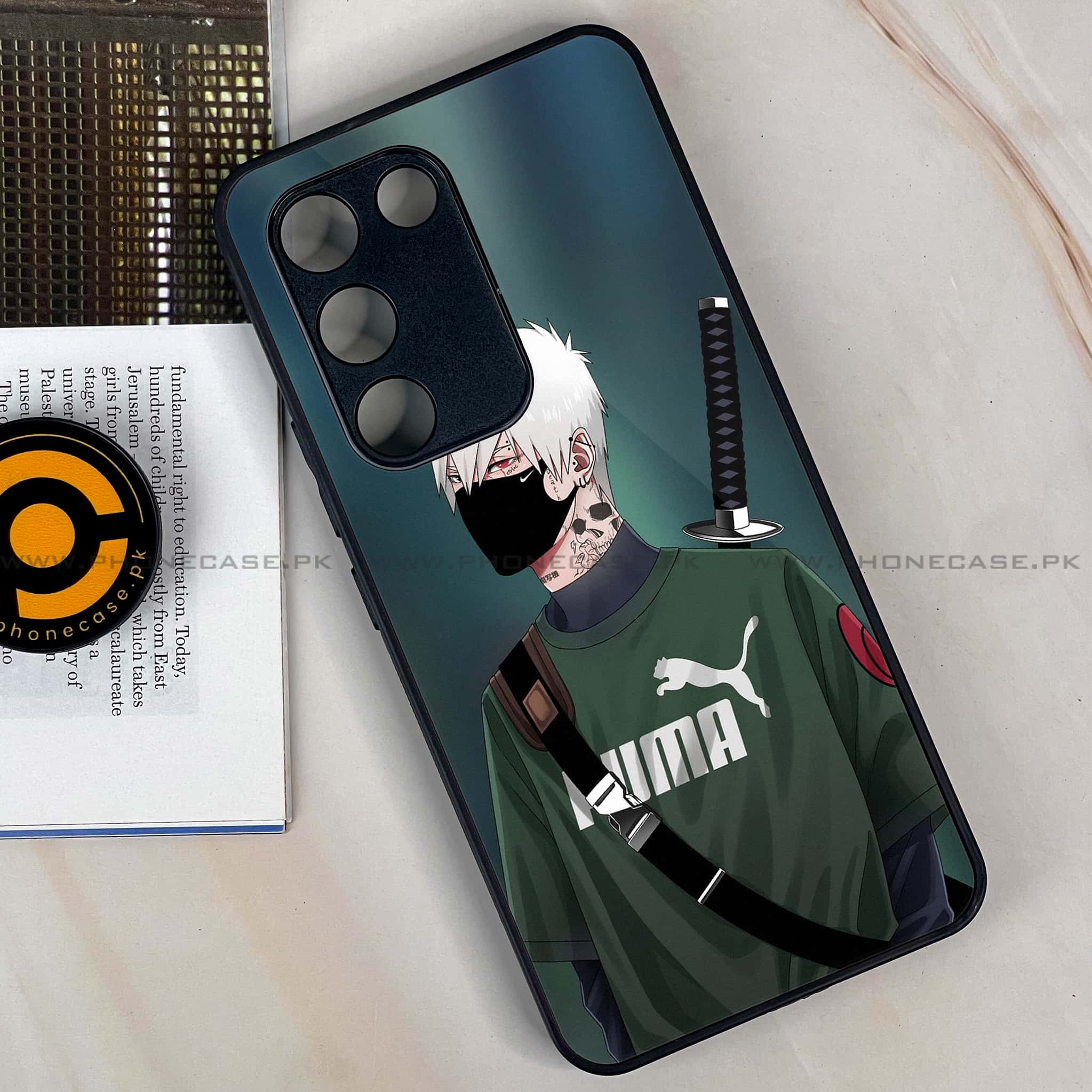 Vivo Y200e - Anime Series - Premium Metal Printed soft Bumper shock Proof Case