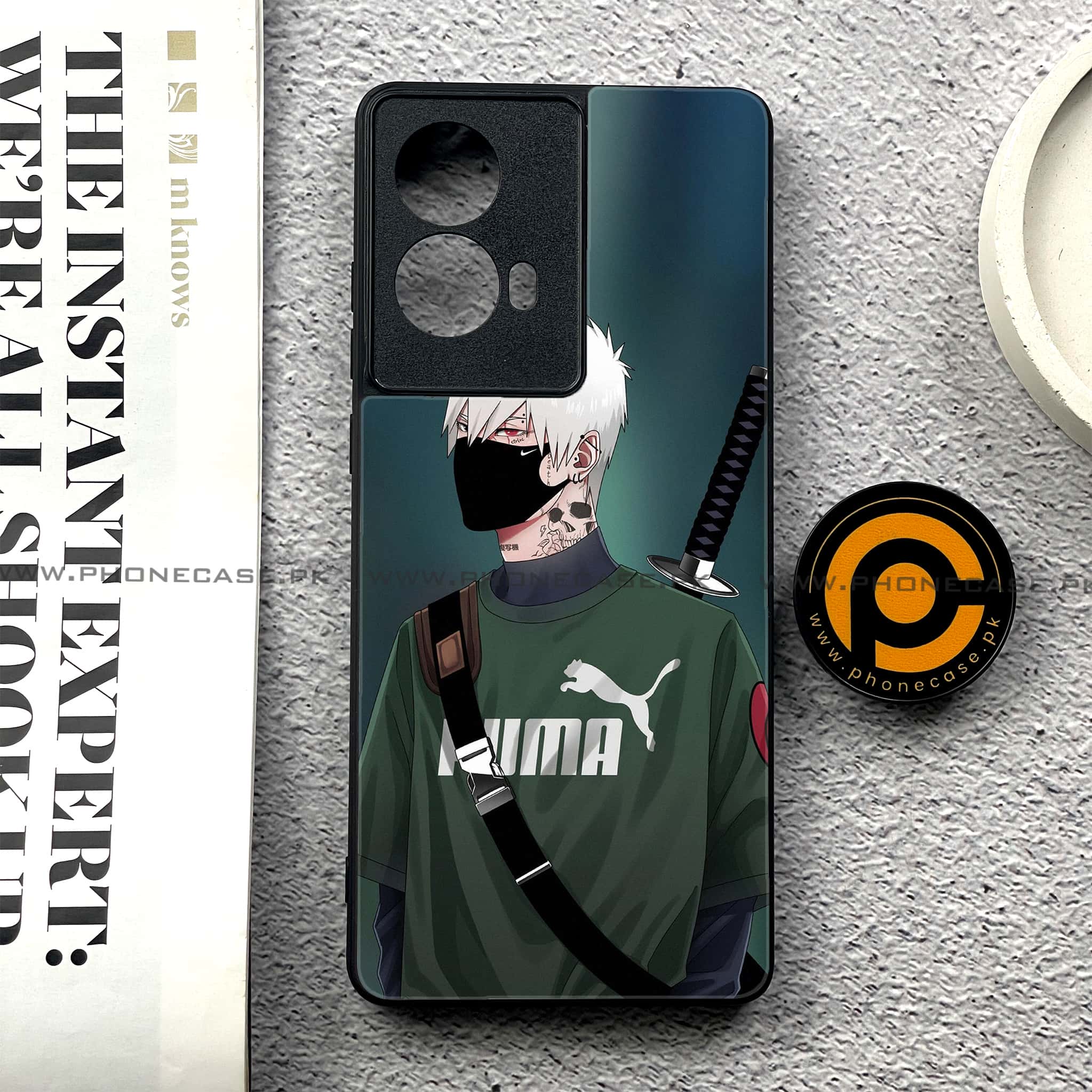 Moto G85 - Anime Series - Premium Printed Glass soft Bumper shock Proof Case