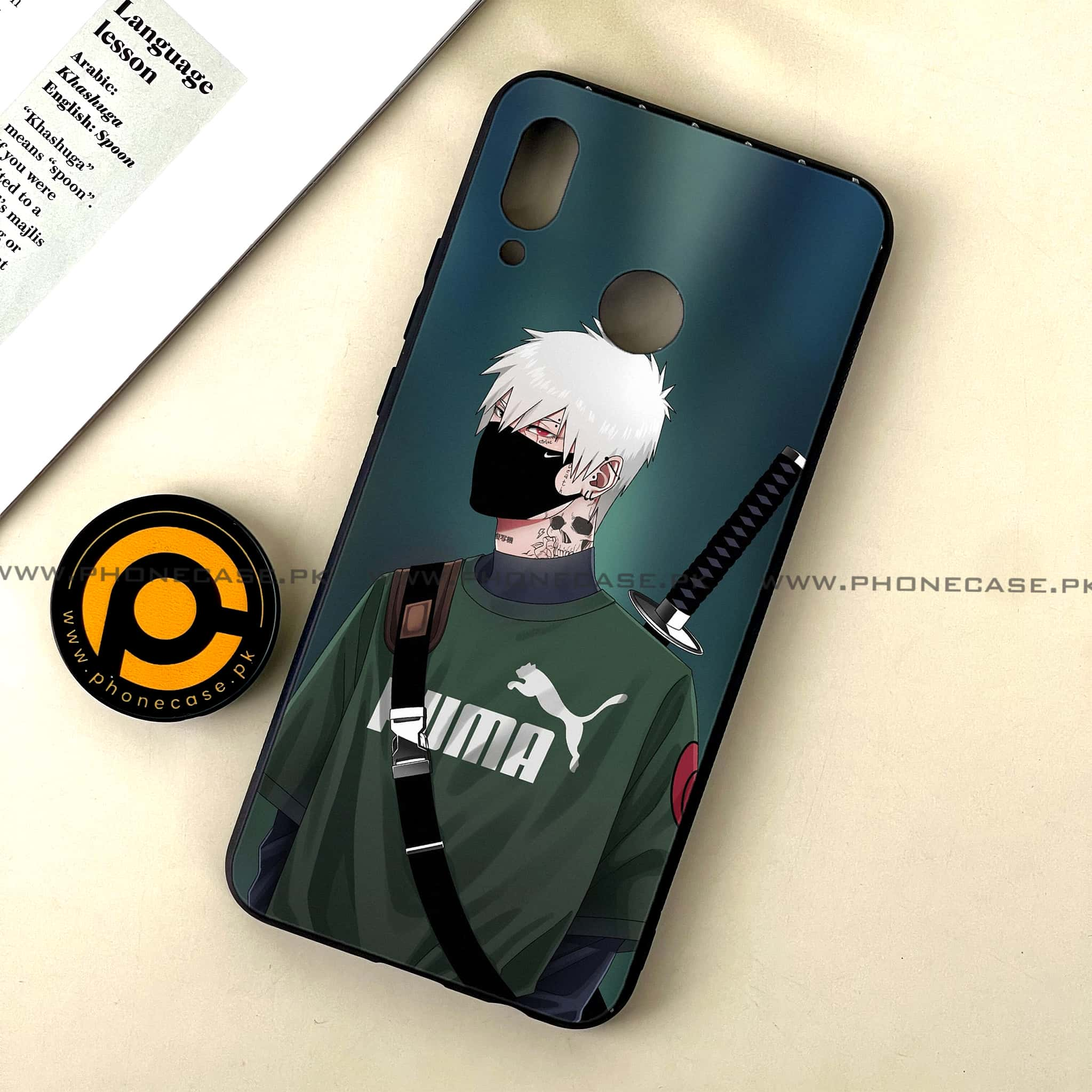 Huawei Nova 3 - Anime Series - Premium Printed Glass soft Bumper shock Proof Case