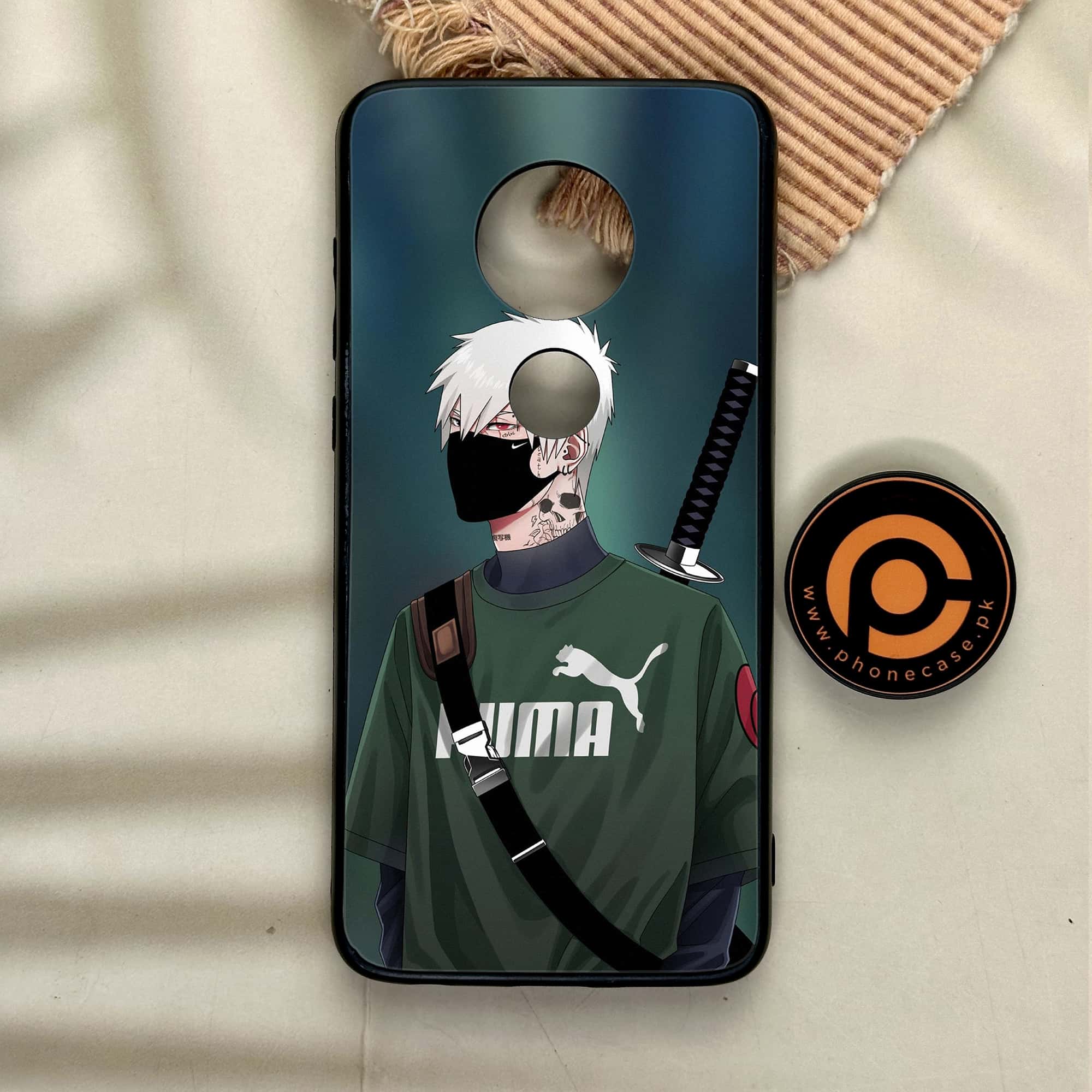 Moto G7 - Anime Series - Premium Printed Glass soft Bumper shock Proof Case