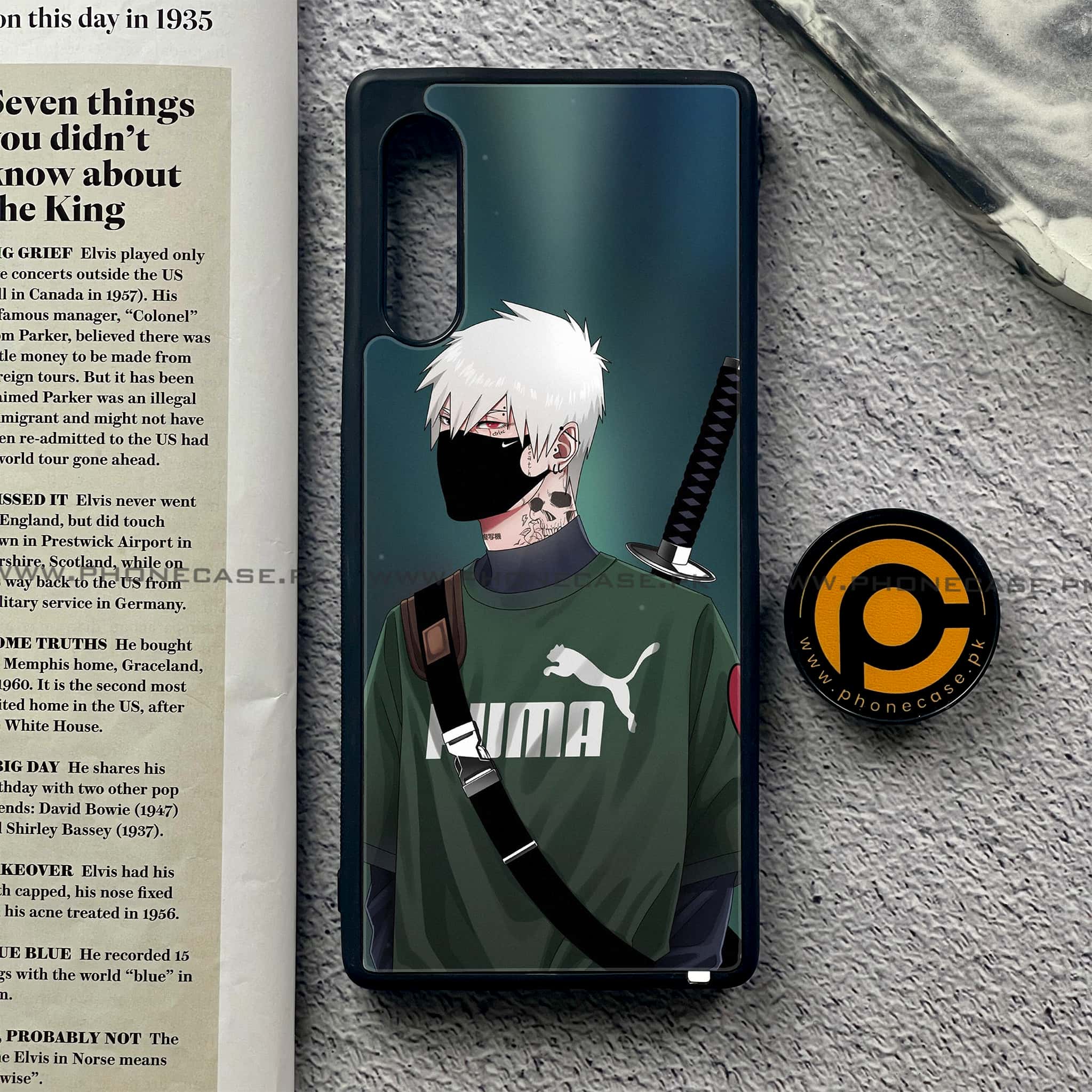 LG Velvet - Anime Series - Premium Printed Glass soft Bumper shock Proof Case