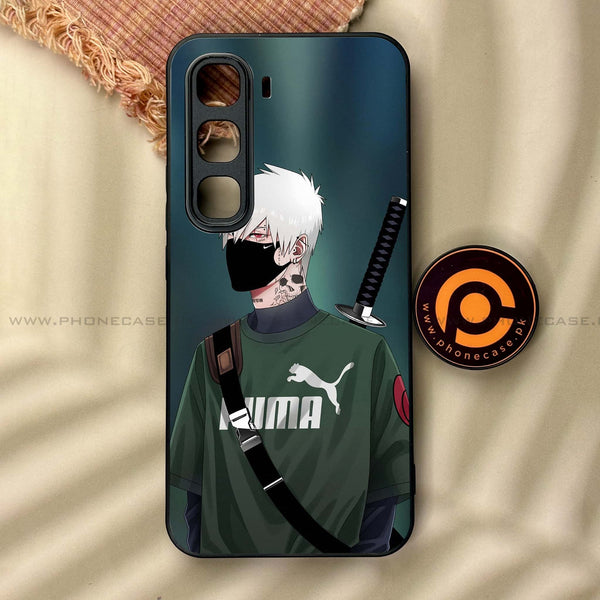 Infinix Hot 60 Pro - Anime Design 3  - Premium Metal Printed soft Bumper shock Proof Case CS-44849