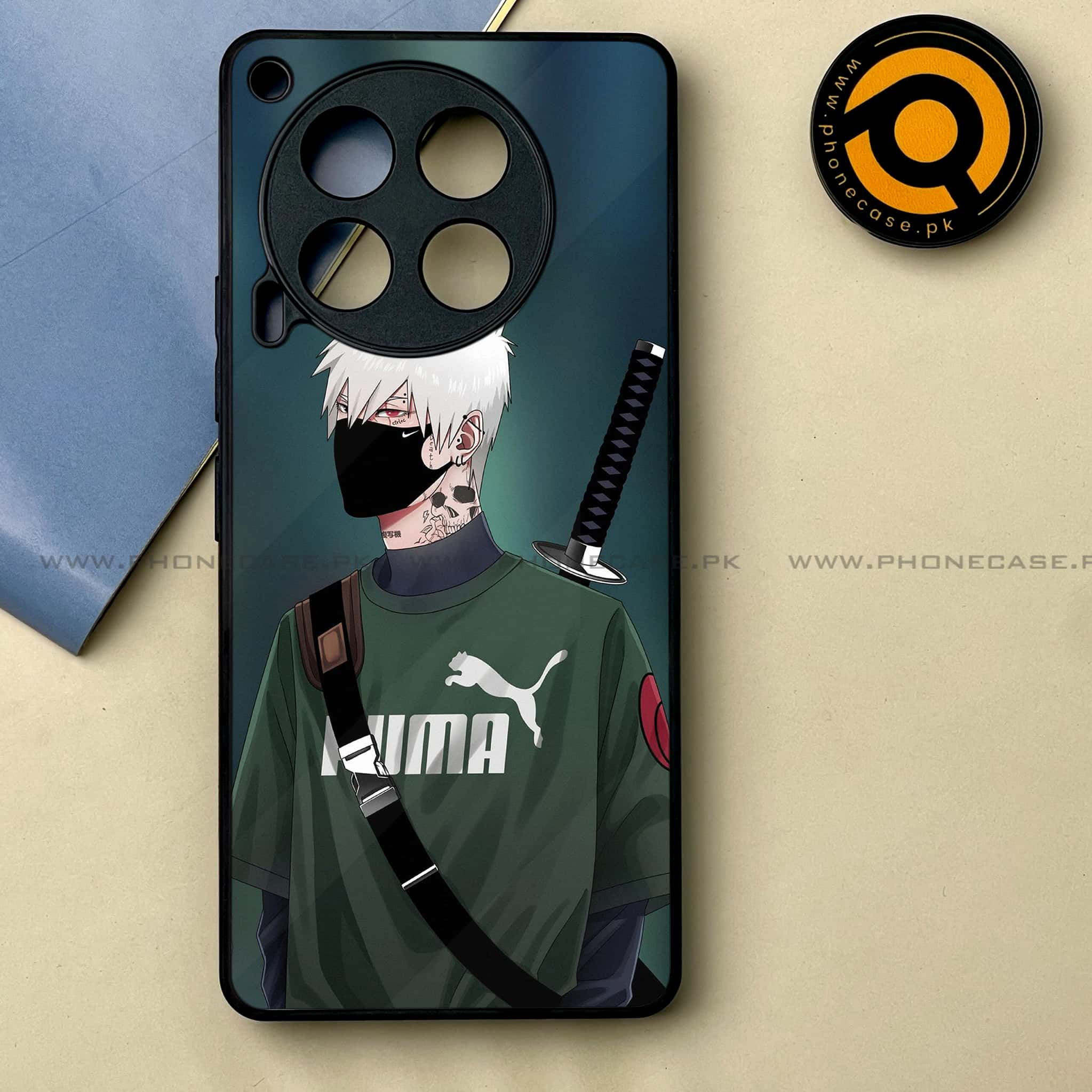 Tecno Camon 30 - Anime Series -  Premium Printed Metal soft Bumper shock Proof Case