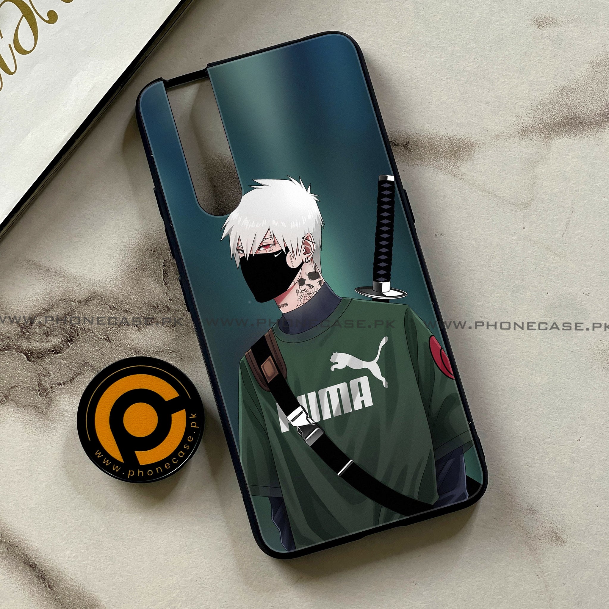 Vivo V15 Pro - Anime Series - Premium Printed Glass soft Bumper shock Proof Case