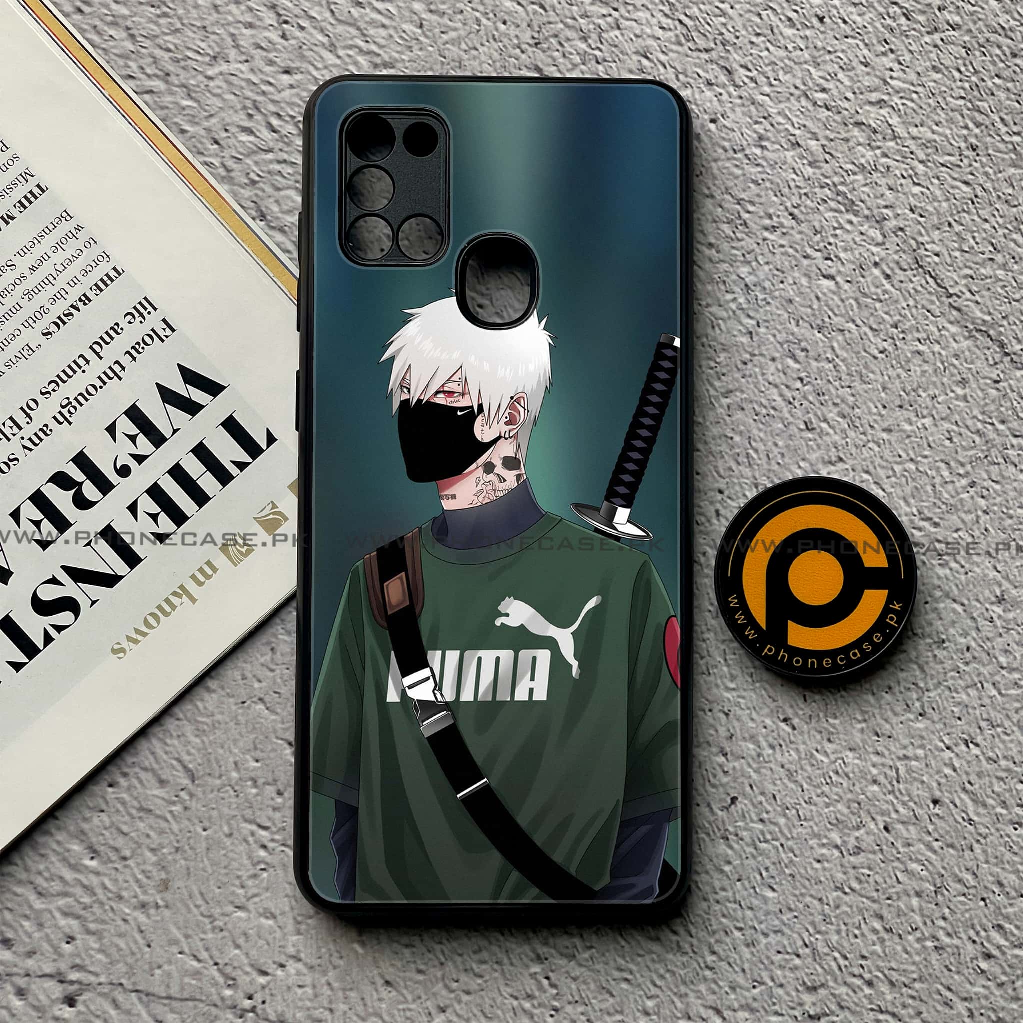 Samsung Galaxy A21s - Anime Series - Premium Printed Glass soft Bumper shock Proof Case