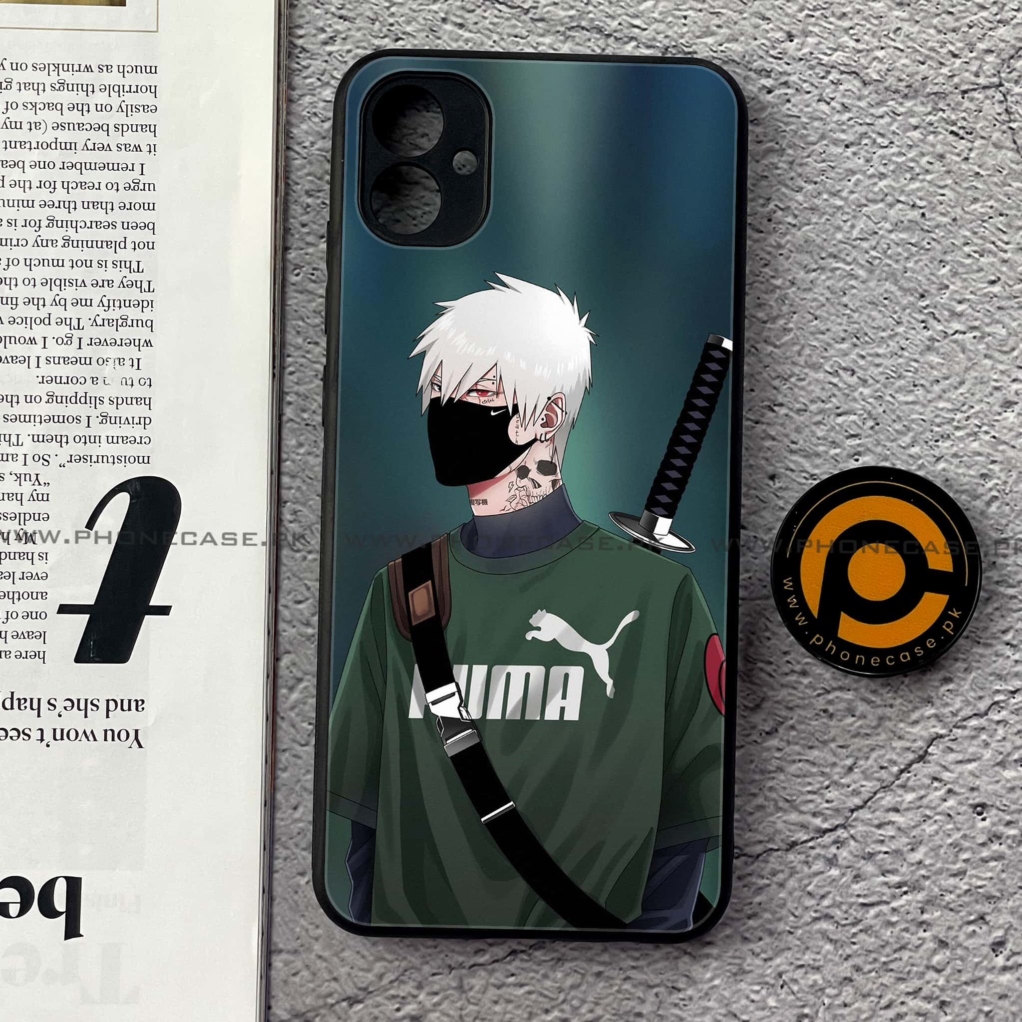 Samsung Galaxy A04e - Anime Series - Premium Printed Glass soft Bumper shock Proof Case