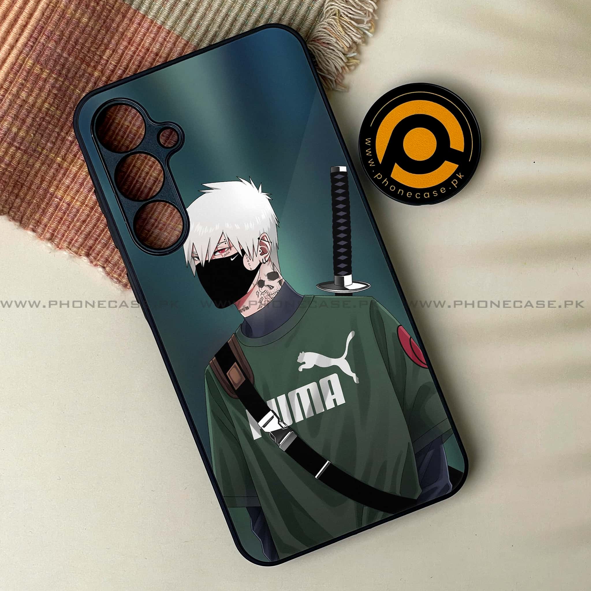 Samsung Galaxy A25 - Anime Series - Premium Printed Glass soft Bumper shock Proof Case