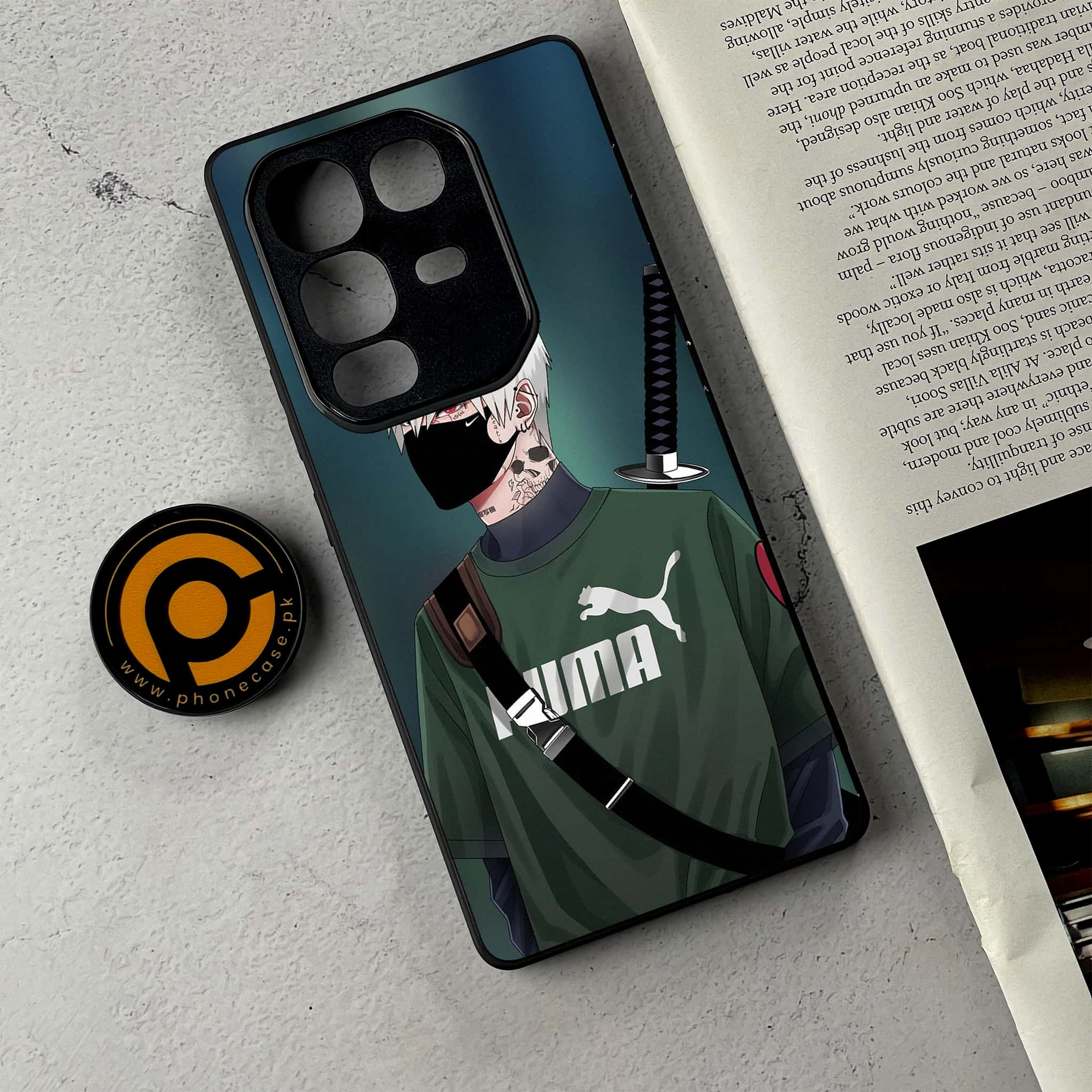 Infinix Note 50 Pro - Anime Series - Premium Metal Printed Soft Bumper Shockproof Case