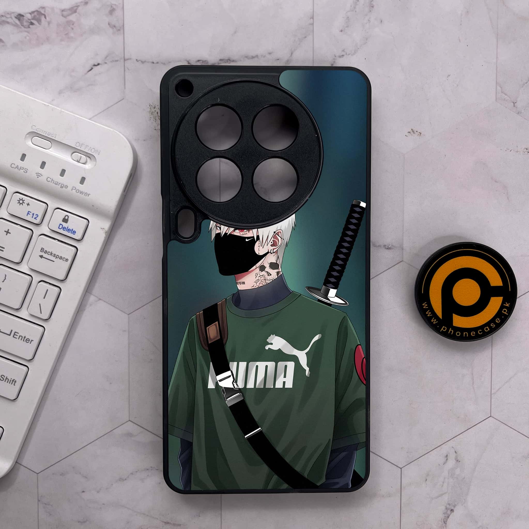 Tecno Camon 30 Premier - Anime Series - Premium Metal Printed soft Bumper shock Proof Case