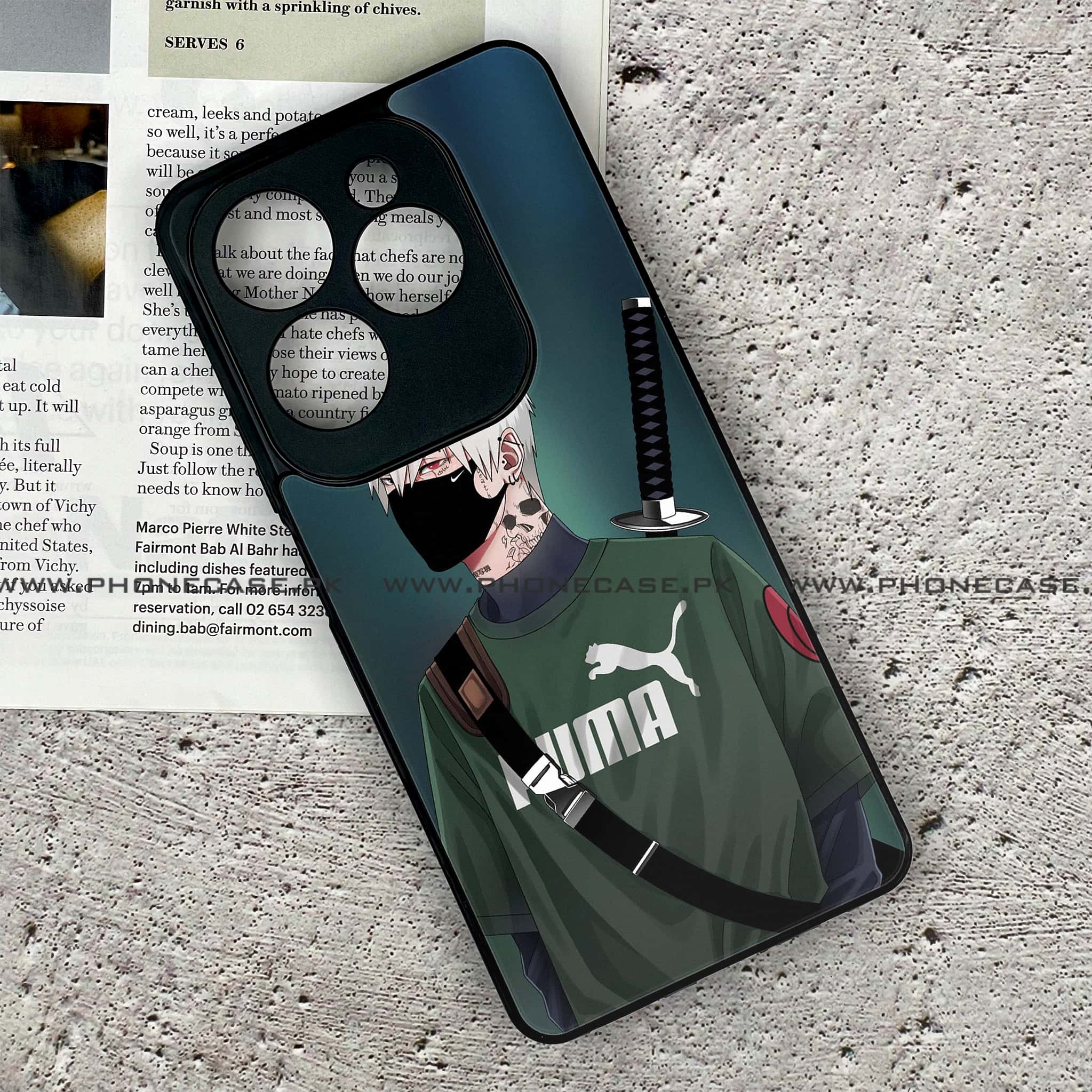 Tecno Spark 20 Pro - Anime Series - Premium Printed Glass soft Bumper shock Proof Case