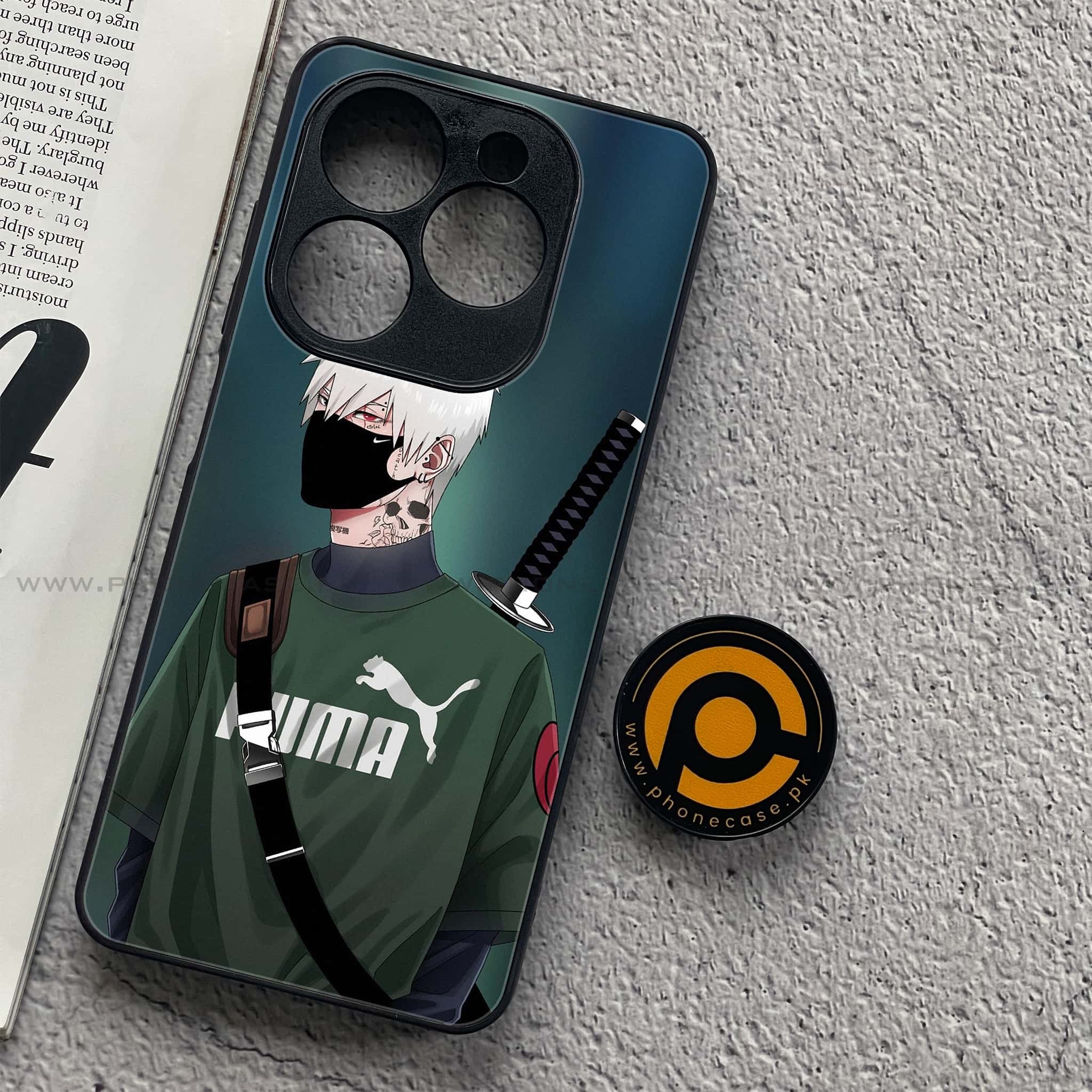 Infinix Smart 8 - Anime Series - Premium Metal Printed soft Bumper shock Proof Case