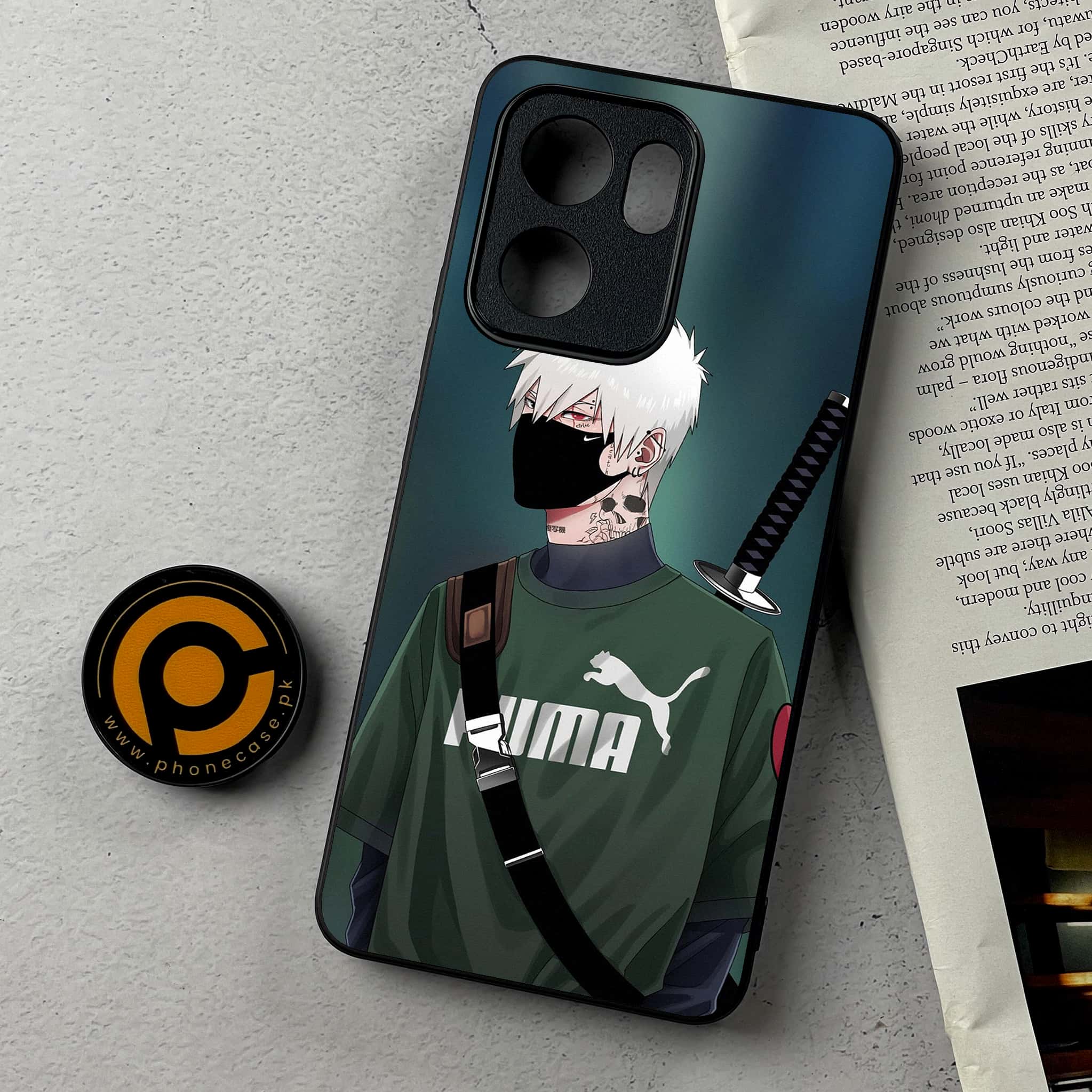 Oppo Reno 13F - Anime Series - Premium Metal Printed Soft Bumper Shockproof Case