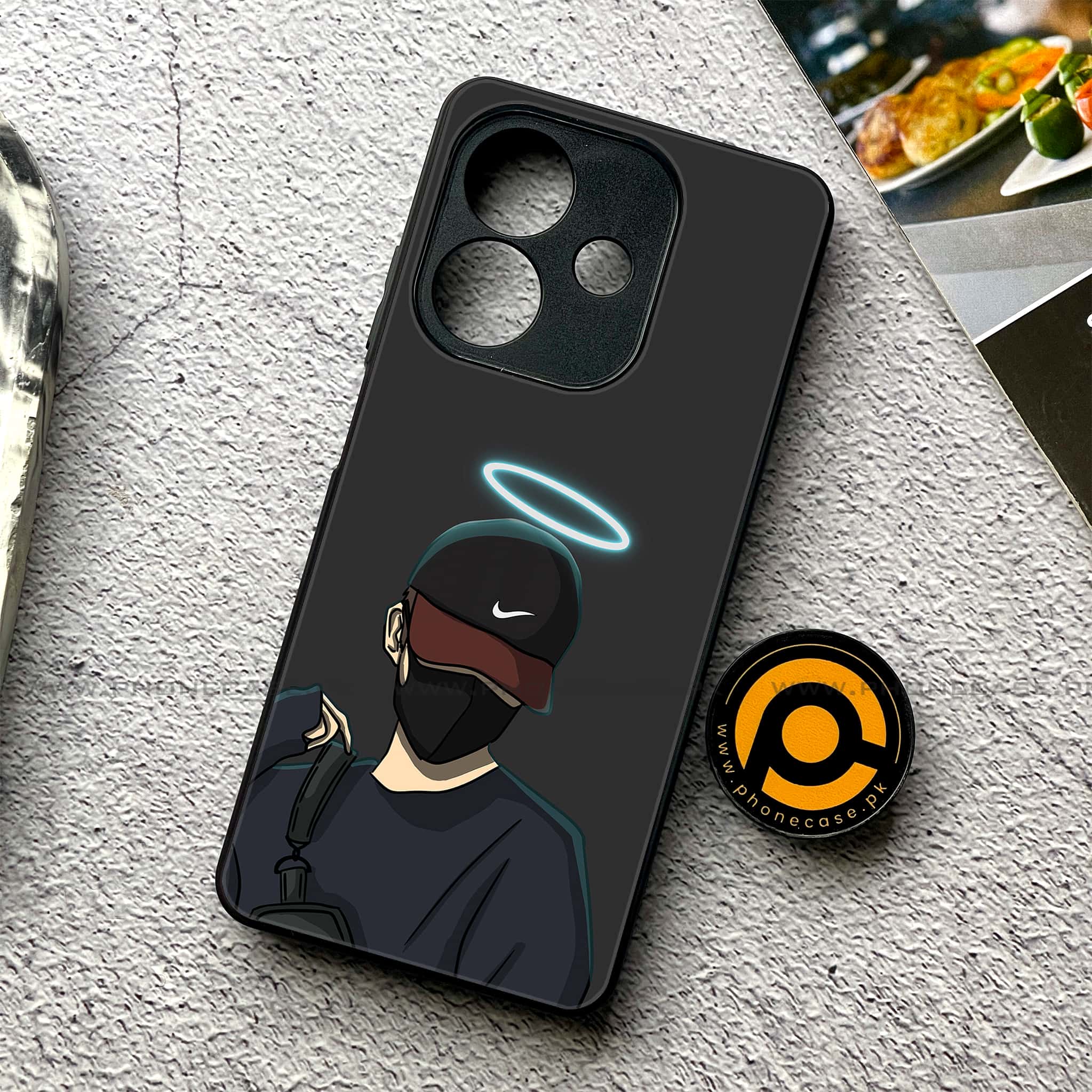 Oppo A5i - Anime Series - Premium Metal Printed soft Bumper shock Proof Case
