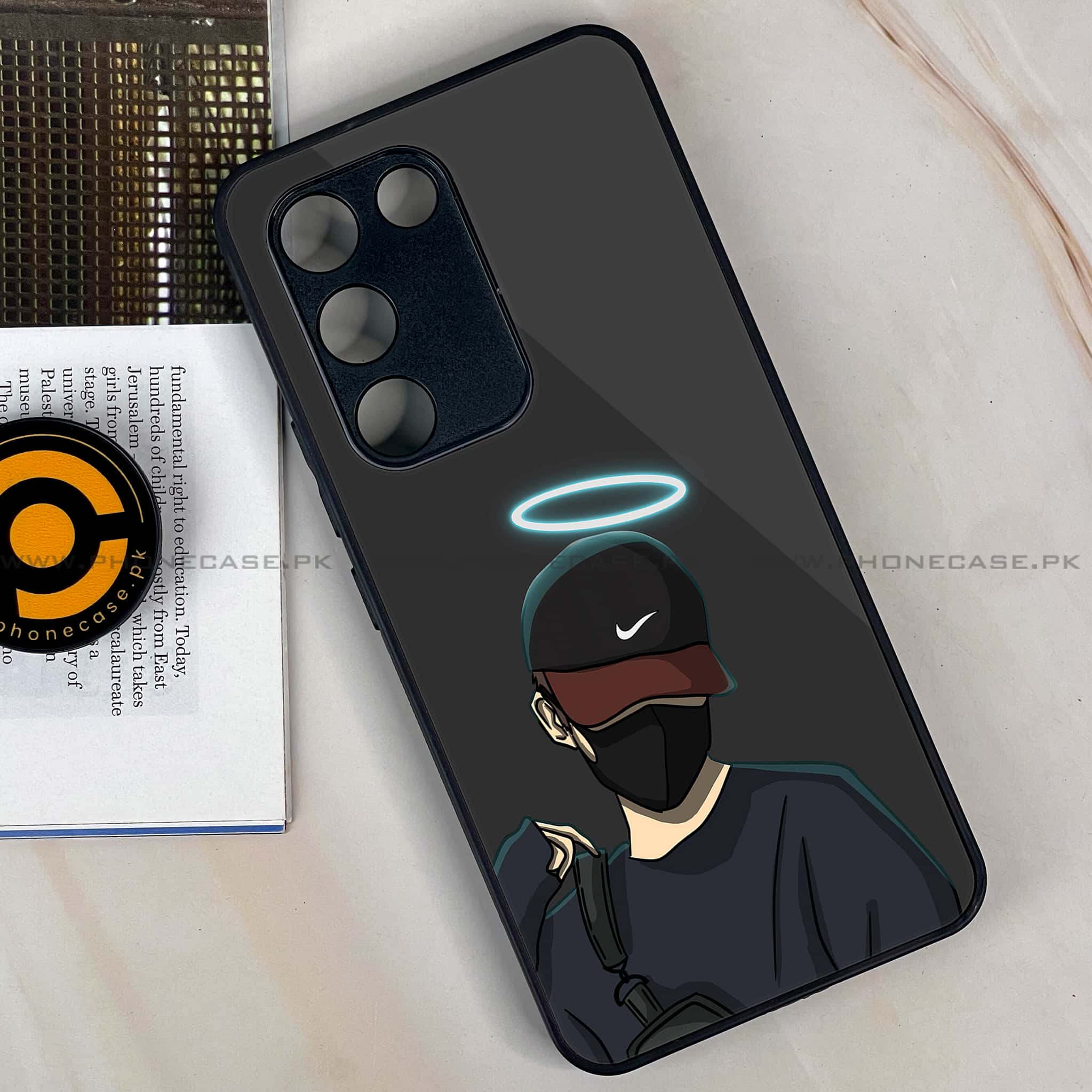 Vivo Y200e - Anime Series - Premium Metal Printed soft Bumper shock Proof Case
