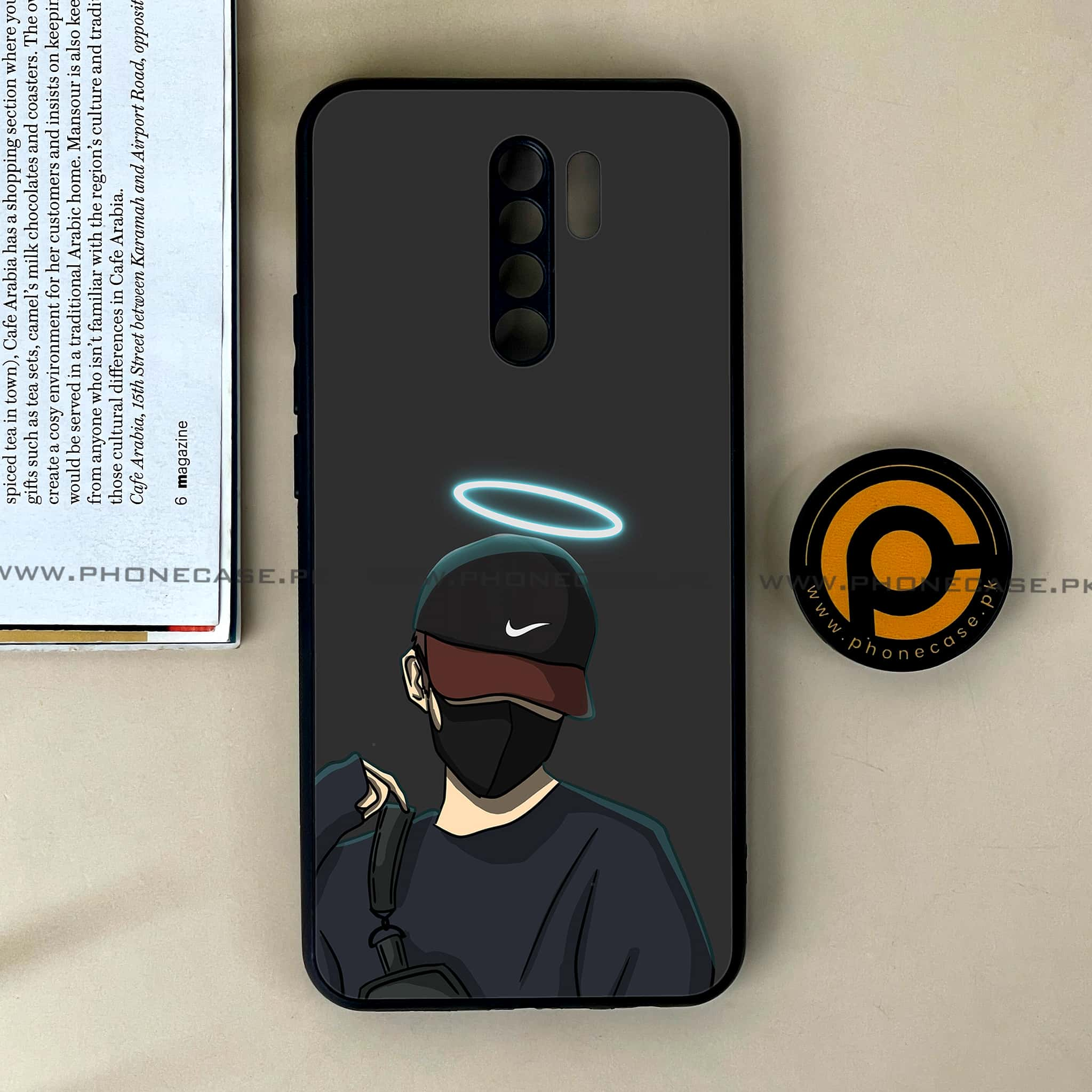 Xiaomi Redmi 9 - Anime Series - Premium Printed Glass soft Bumper shock Proof Case