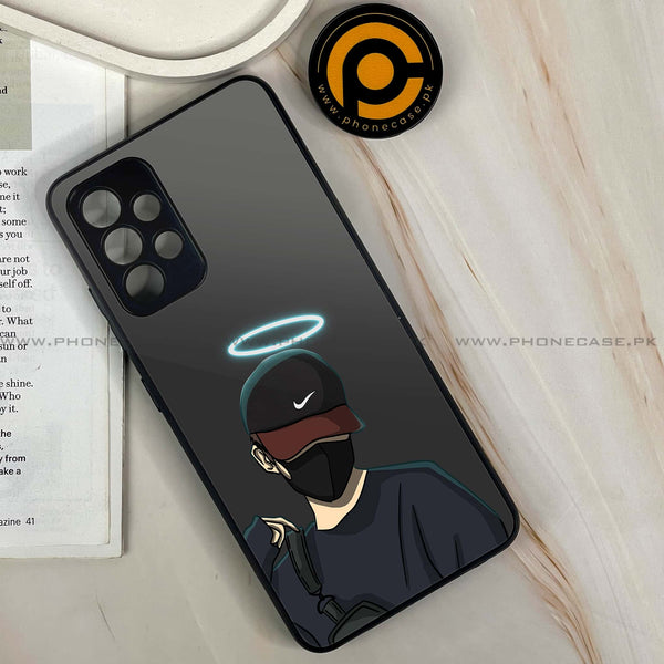 Galaxy A32 - Anime Design 1  - Premium Printed Glass soft Bumper shock Proof Case  CS-37532