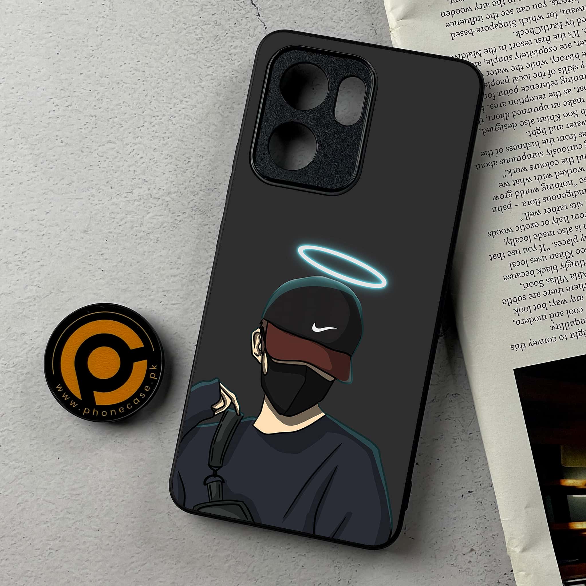 Oppo Reno 13F - Anime Series - Premium Metal Printed Soft Bumper Shockproof Case