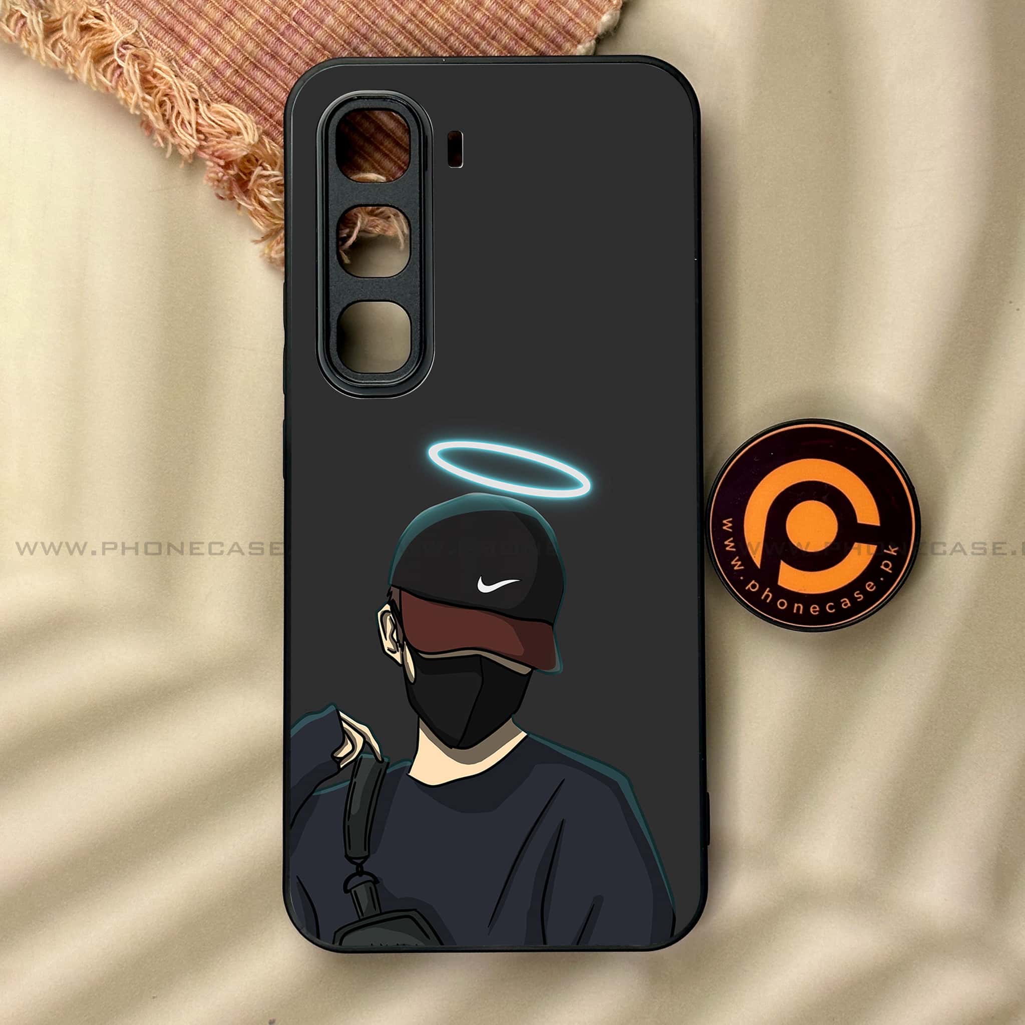 Infinix Hot 60 Pro - Anime Series - Premium Metal Printed soft Bumper shock Proof Case