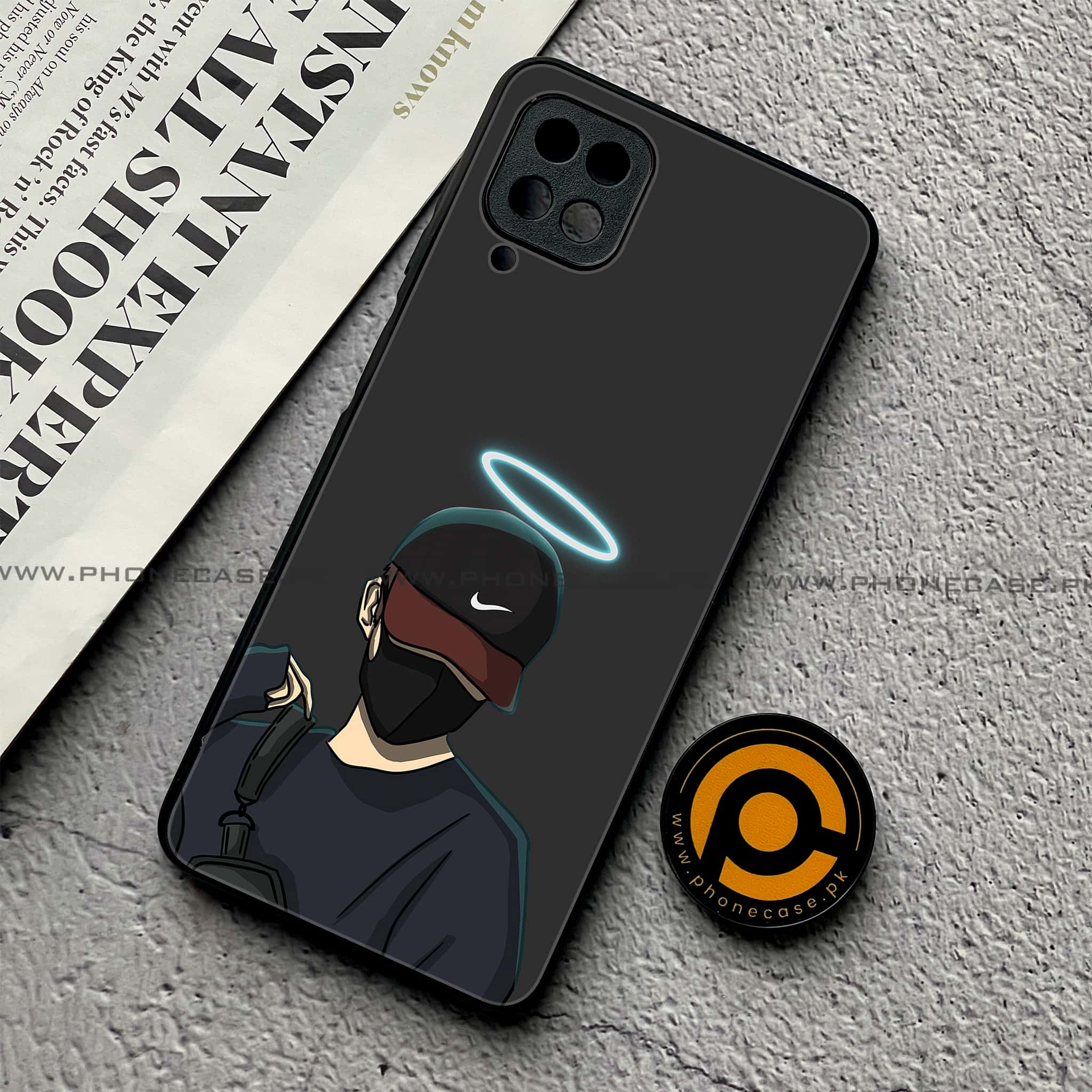 Samsung Galaxy A12 / A12 Nacho - Anime Series - Premium Printed Glass soft Bumper shock Proof Case