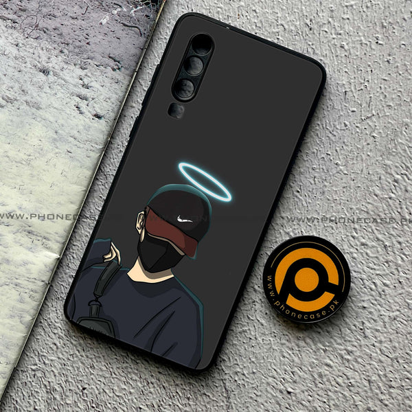Huawei P30 - Anime Design 4  - Premium Printed Glass soft Bumper shock Proof Case  CS-36153