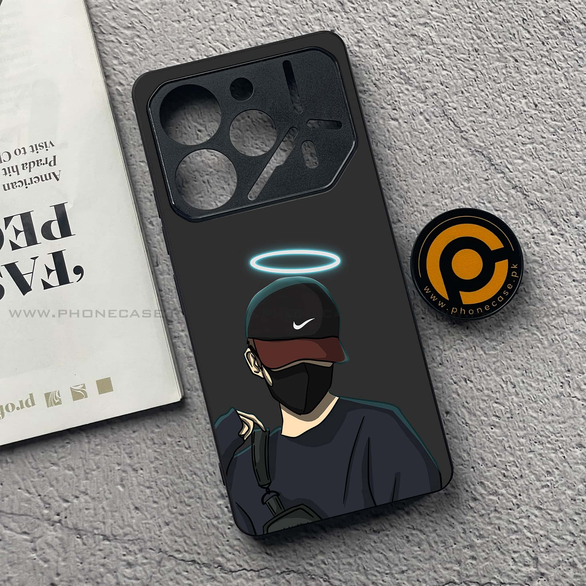 Tecno Pova 6 Pro - Anime Series - Premium Printed Glass soft Bumper shock Proof Case