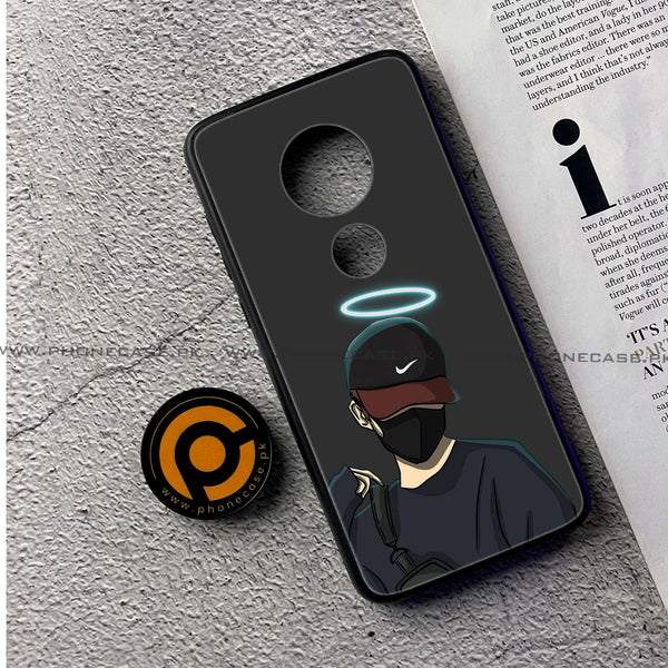 Moto G7 - Anime Design 4 - Premium Printed Glass soft Bumper shock Proof Case CS-34004