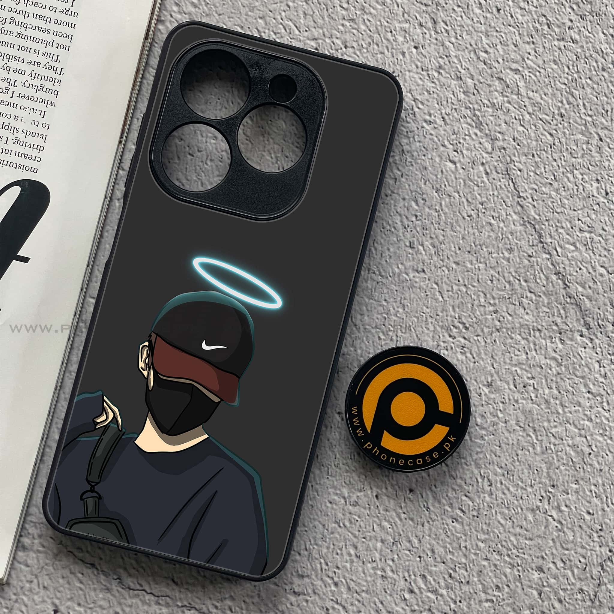 Infinix Smart 8 - Anime Series - Premium Metal Printed soft Bumper shock Proof Case